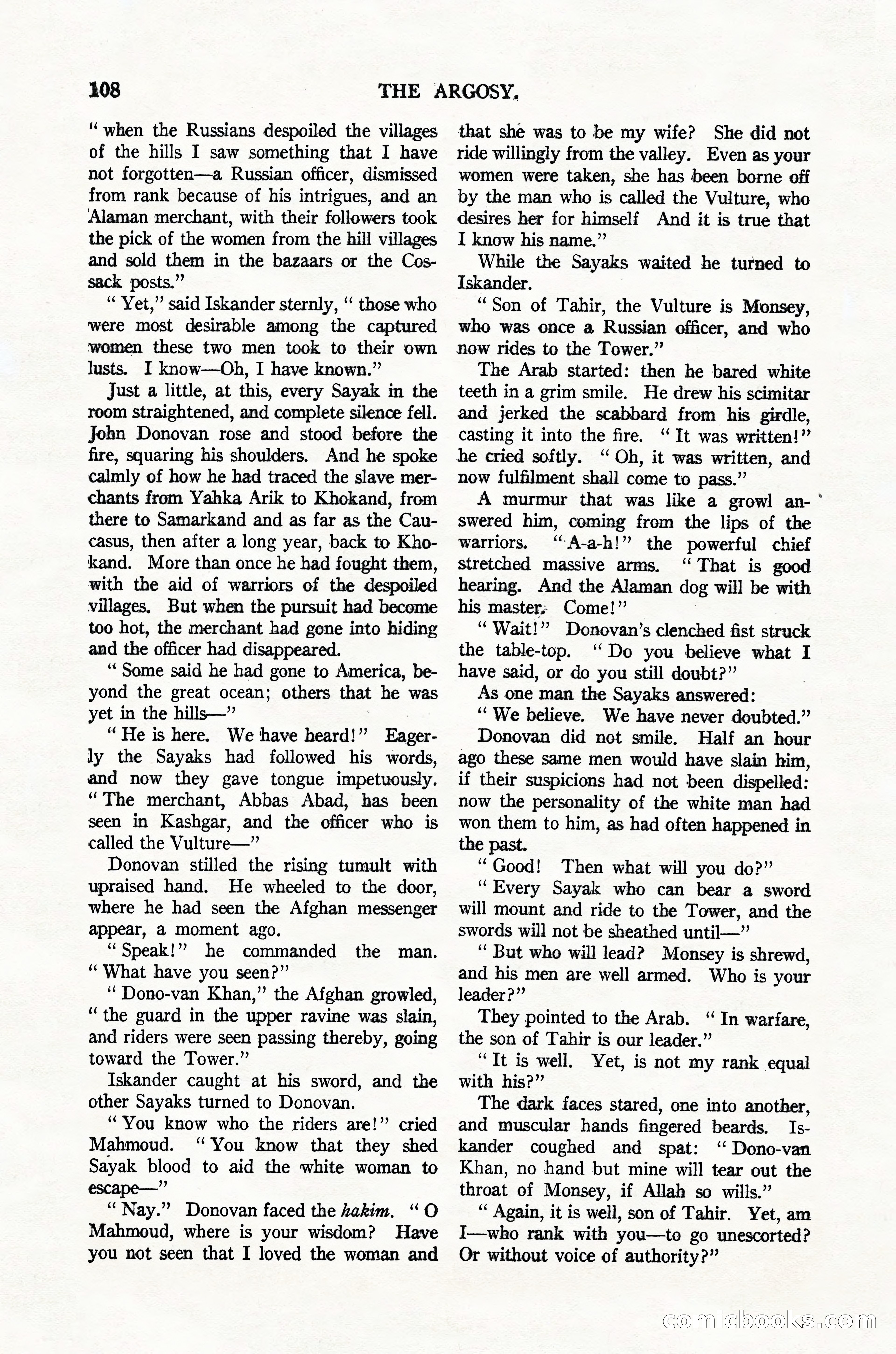Argosy, Vol. 123, No. 1 — page 118 of 156