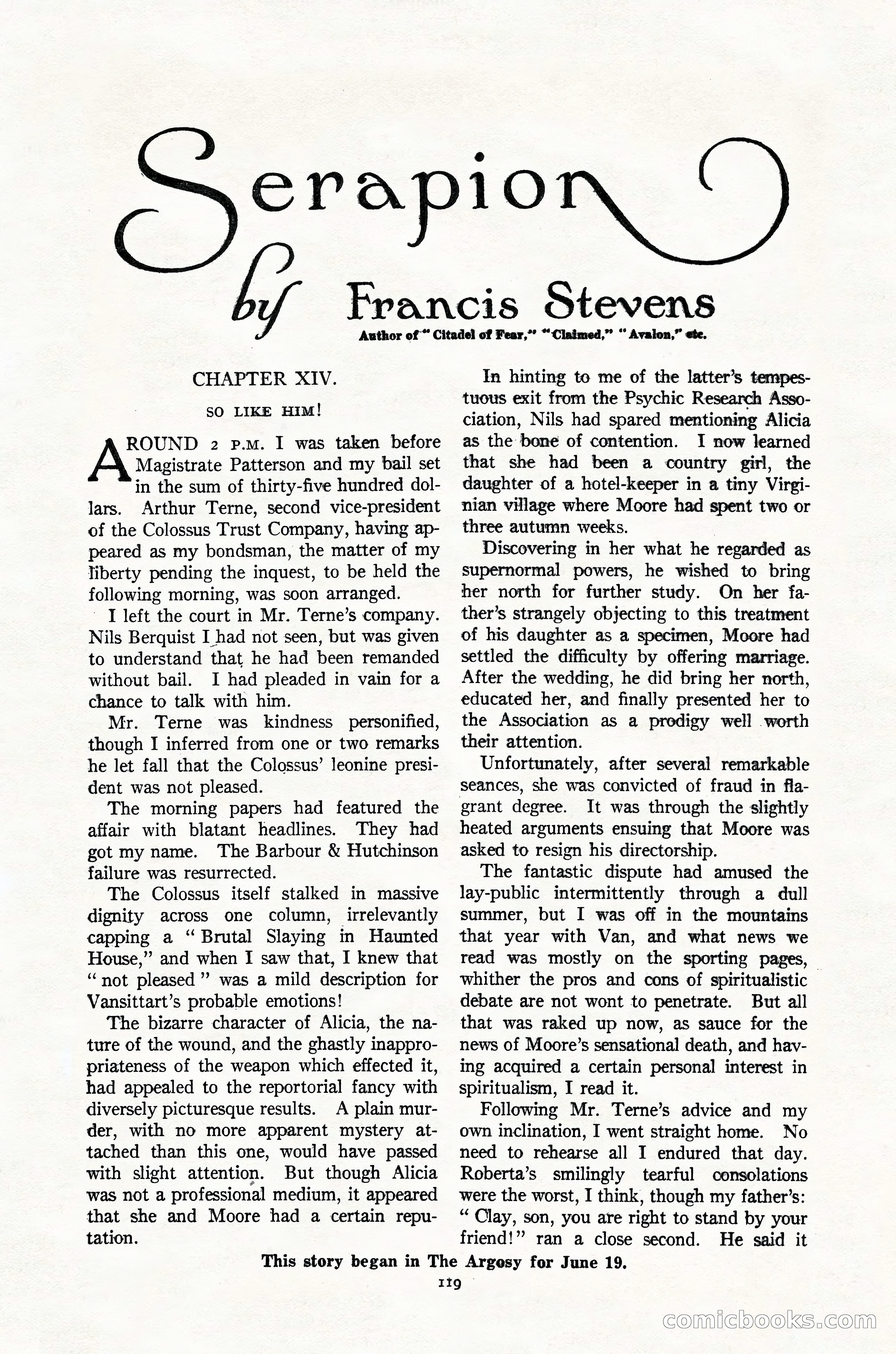Argosy, Vol. 123, No. 1 — page 129 of 156