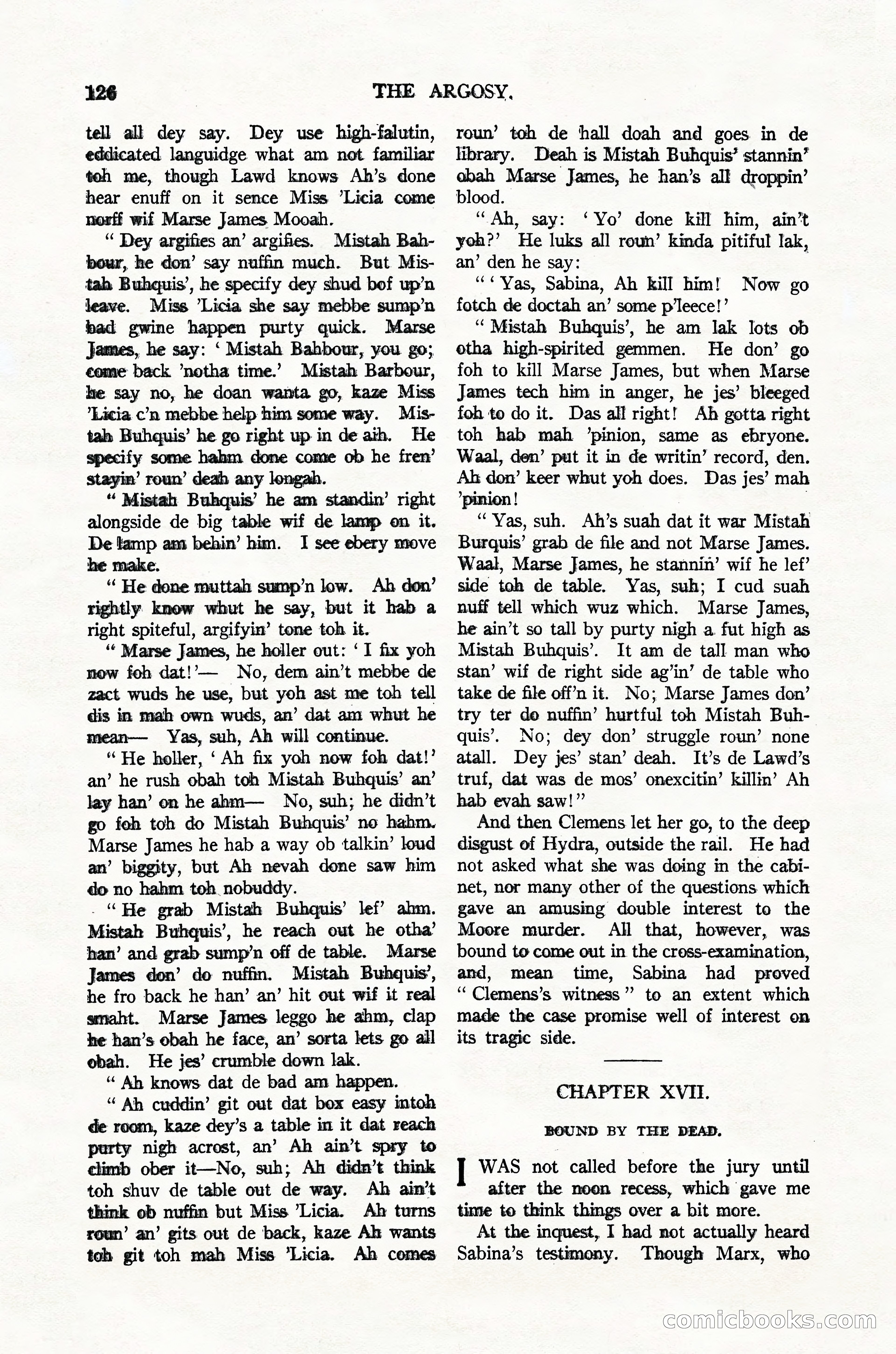 Argosy, Vol. 123, No. 1 — page 136 of 156