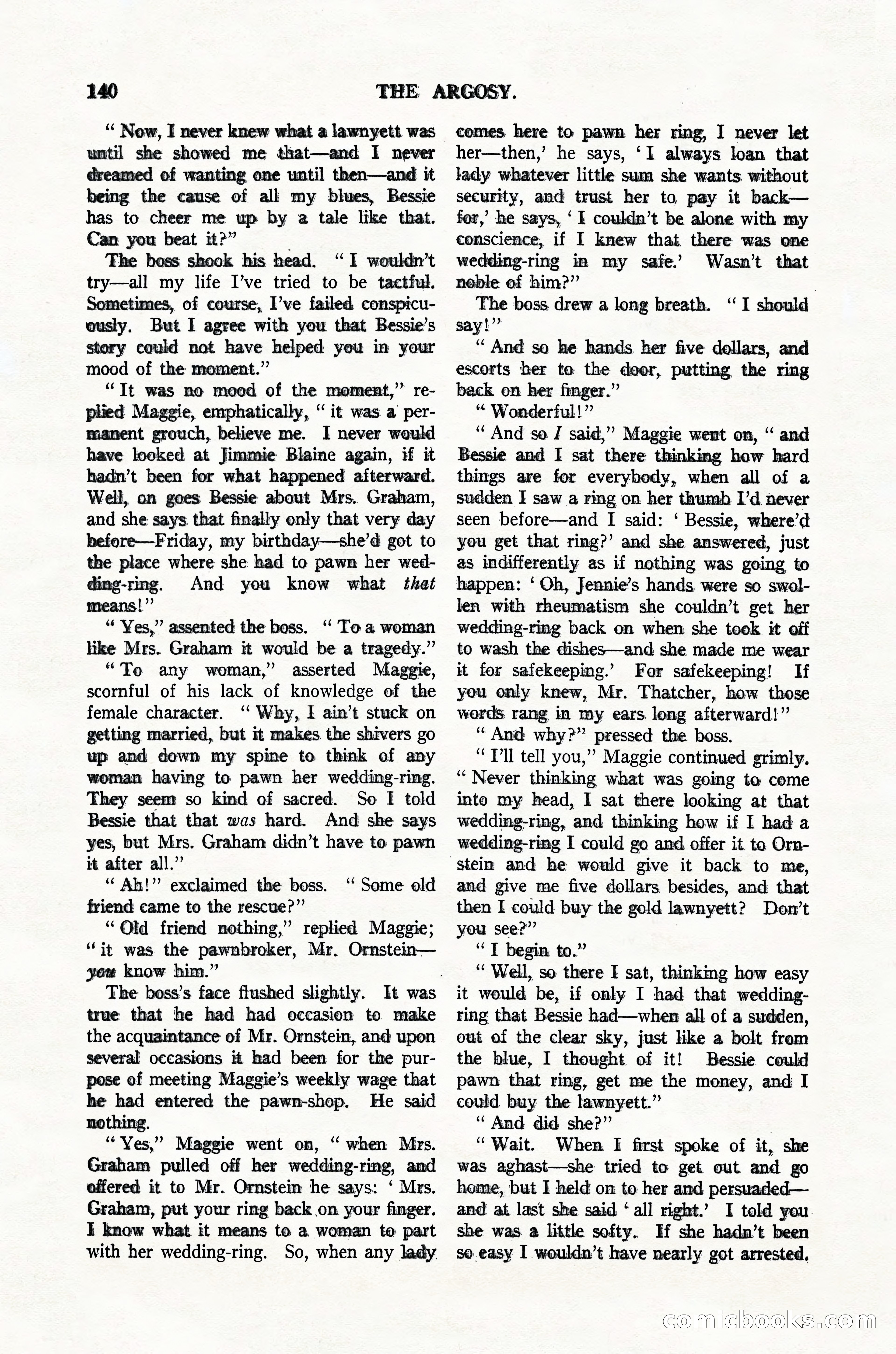 Argosy, Vol. 123, No. 1 — page 150 of 156