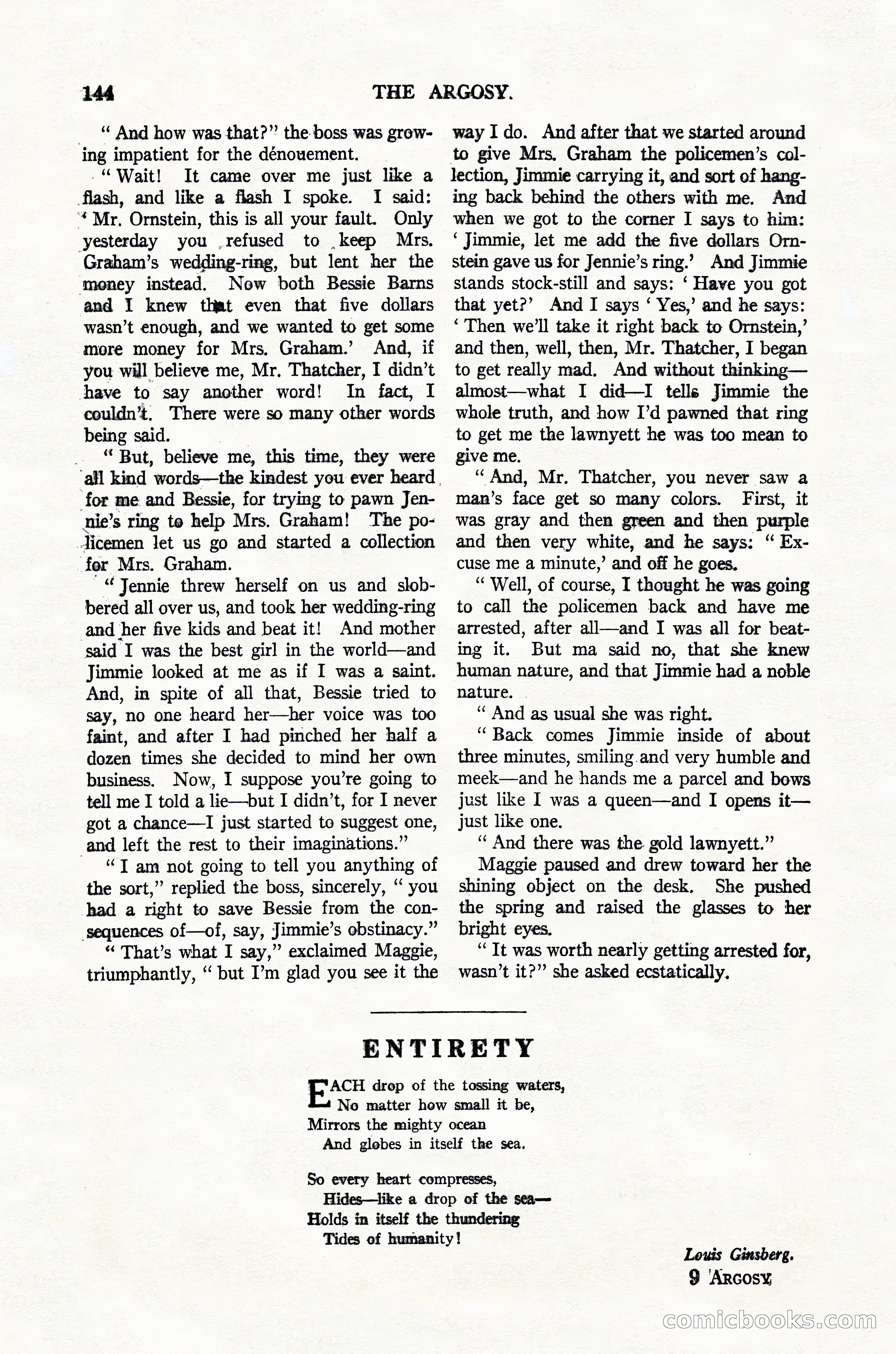 Argosy, Vol. 123, No. 1 — page 154 of 156