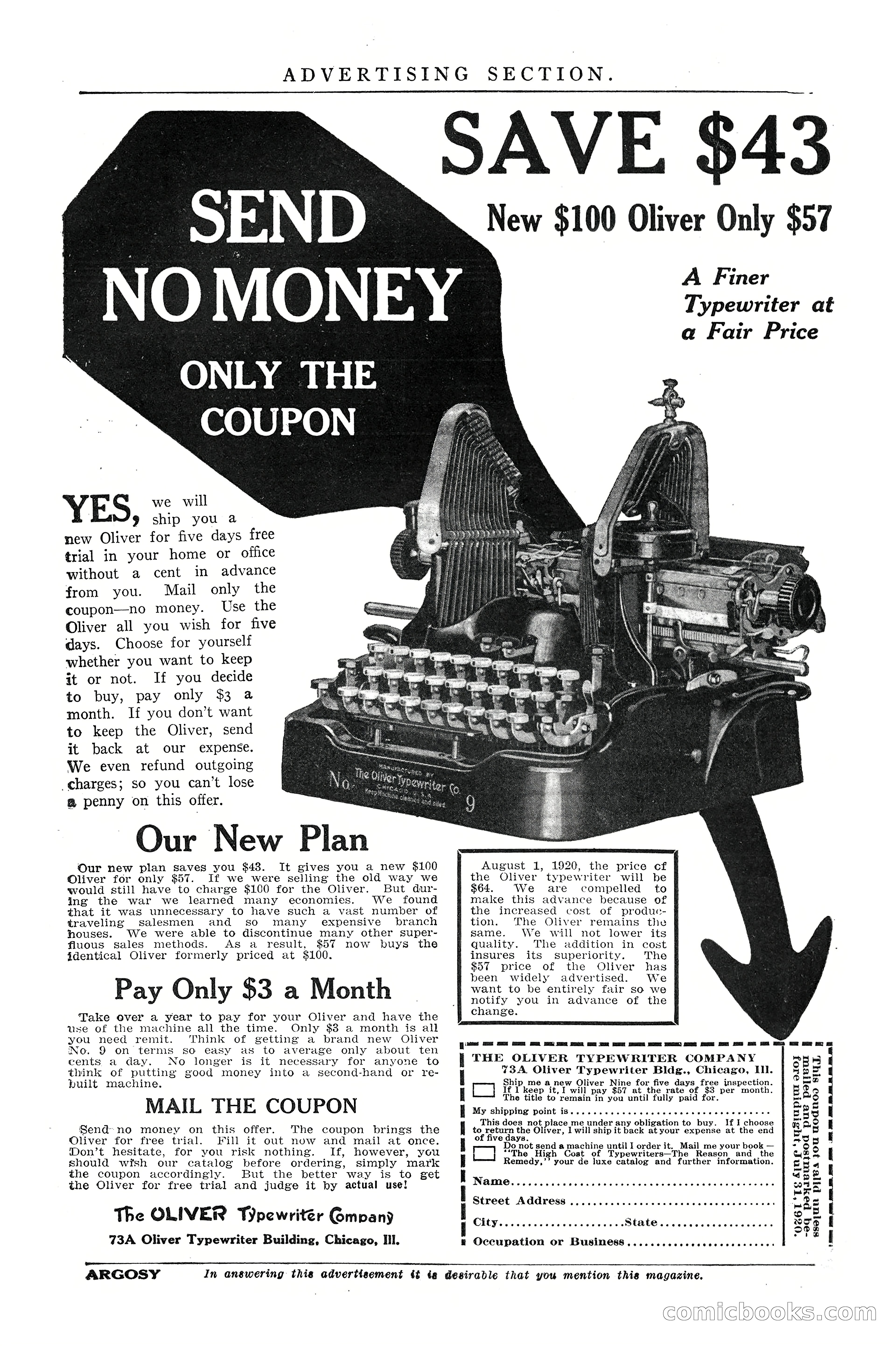 Argosy, Vol. 123, No. 2 — page 3 of 158