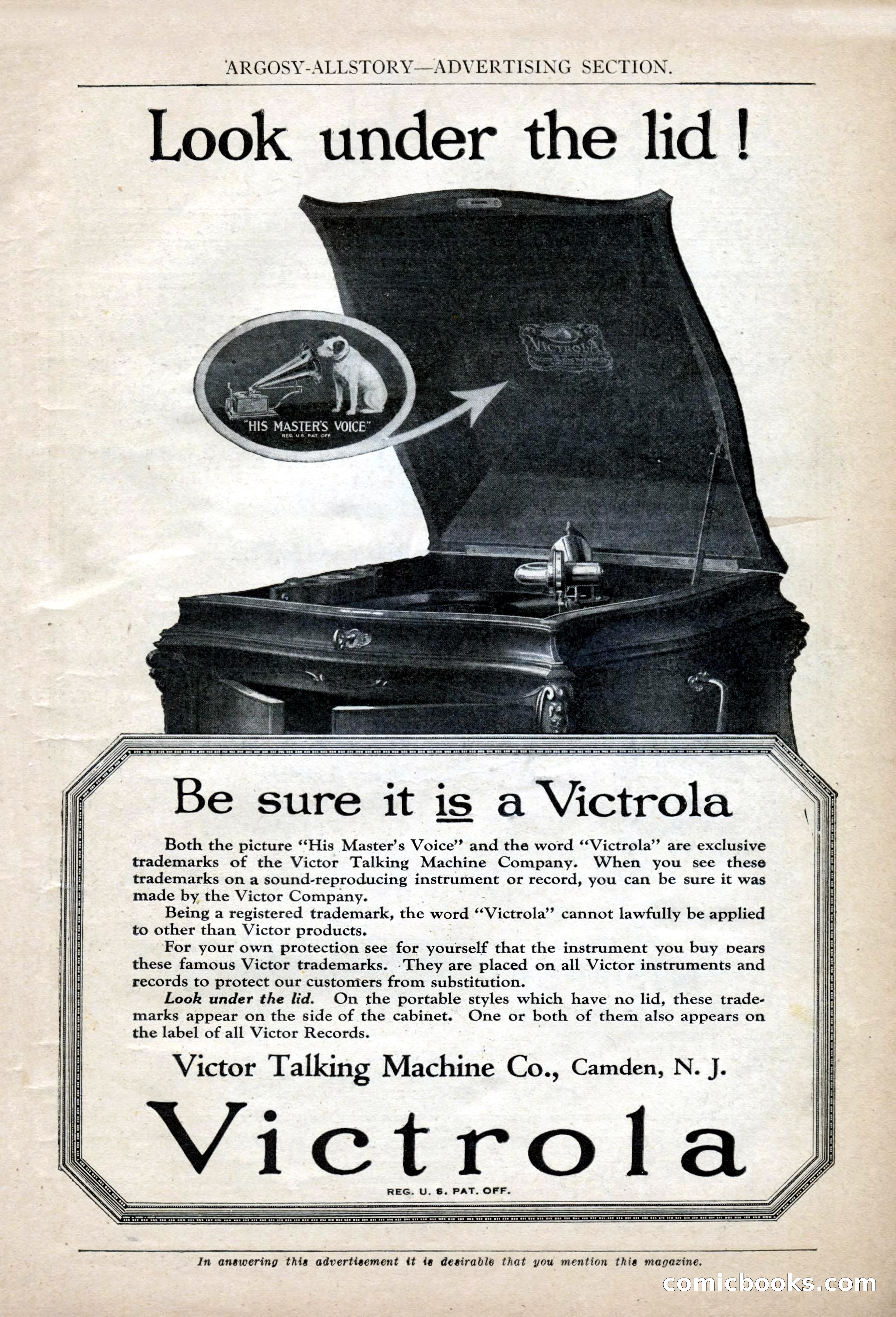 Argosy All-Story Weekly, November 13, 1920 — page 3 of 164