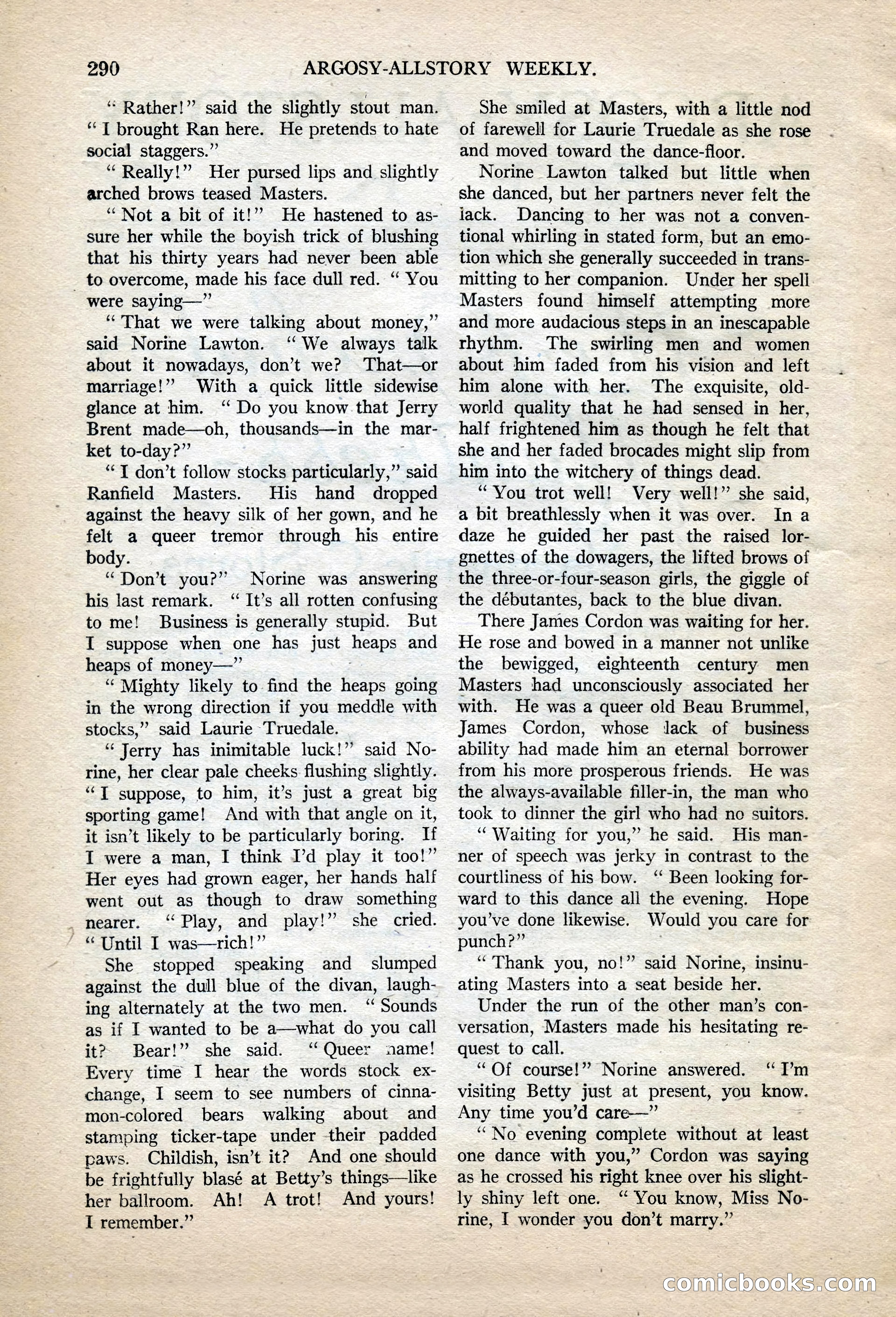 Argosy All-Story Weekly, November 13, 1920 — page 12 of 164