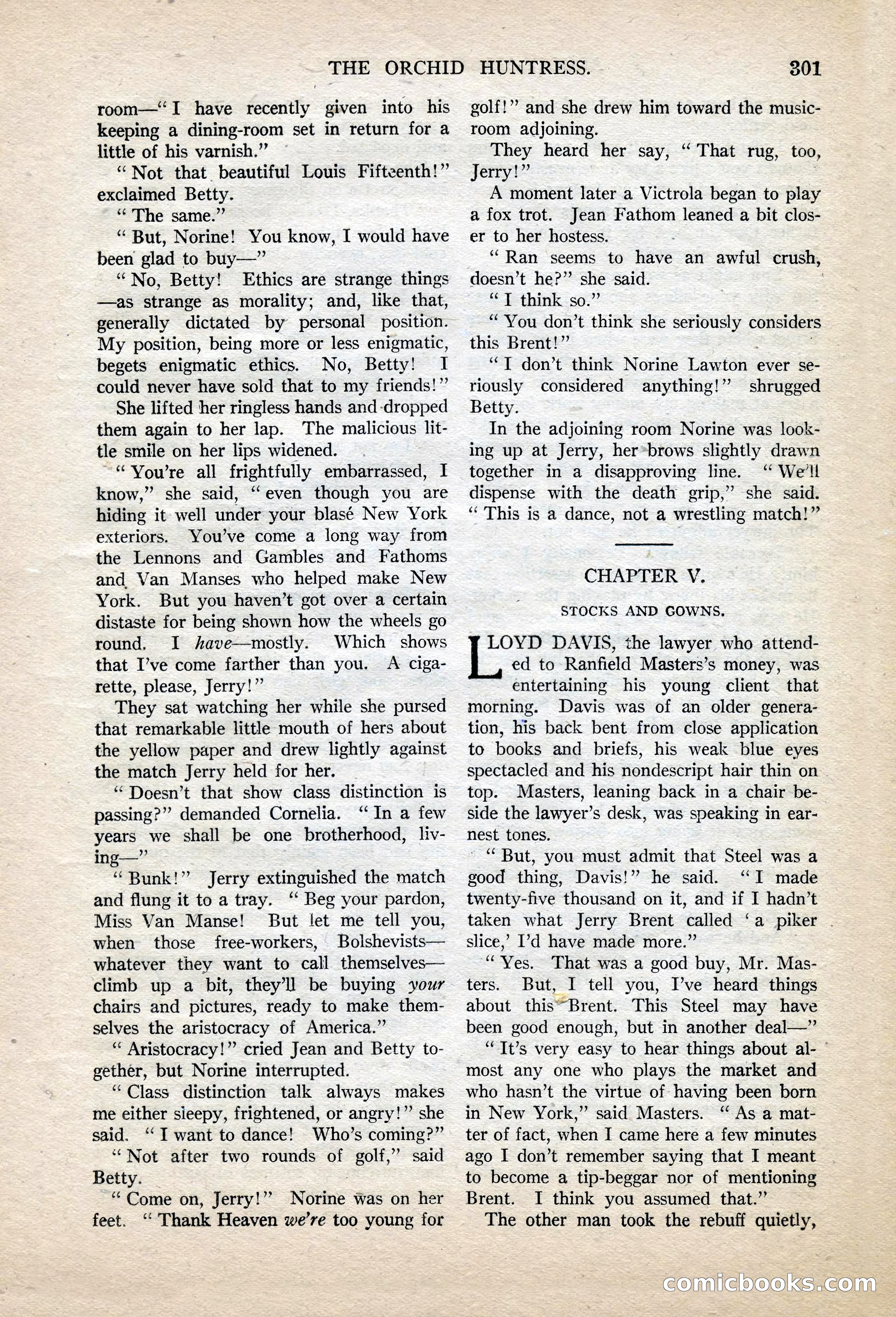 Argosy All-Story Weekly, November 13, 1920 — page 23 of 164