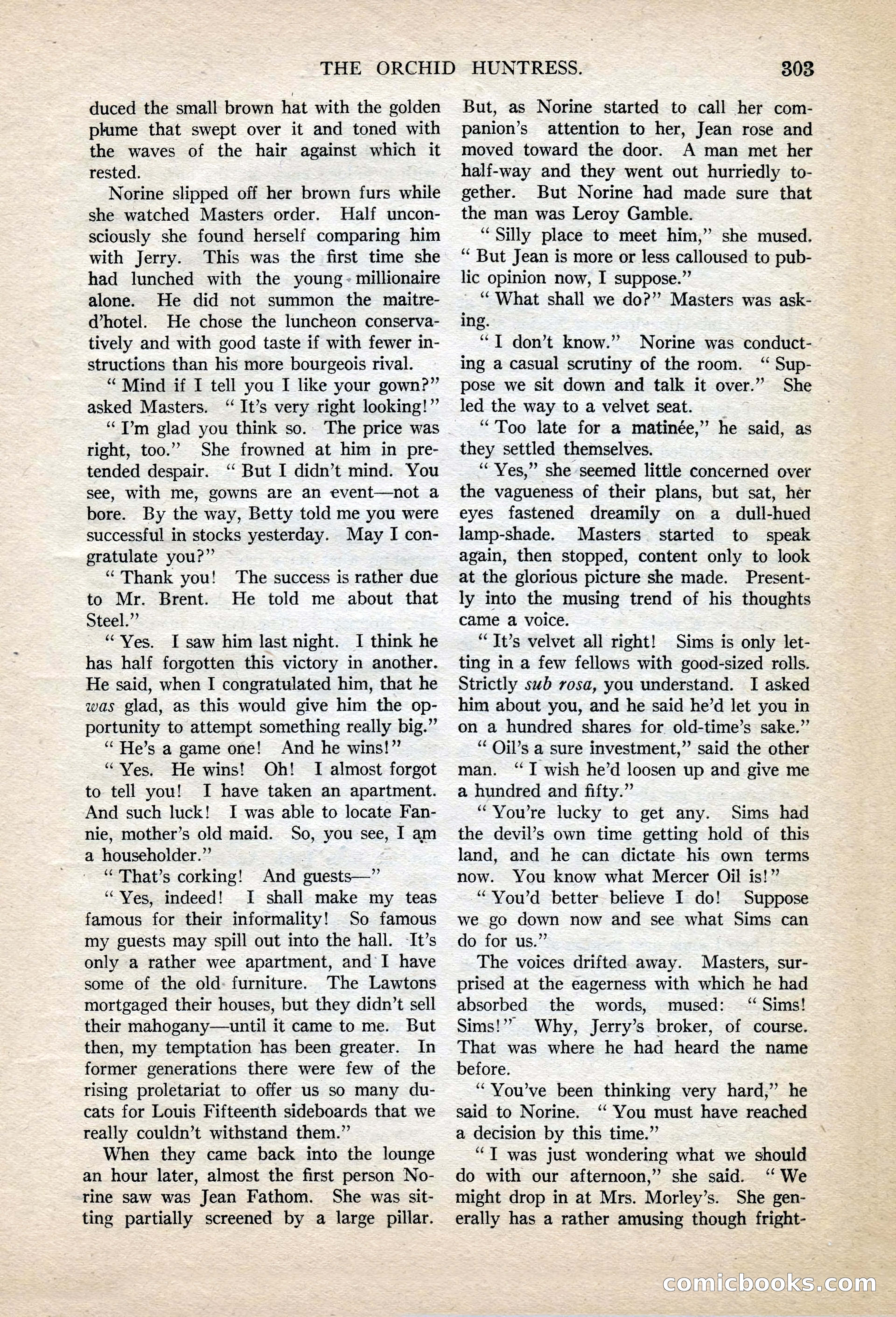 Argosy All-Story Weekly, November 13, 1920 — page 25 of 164