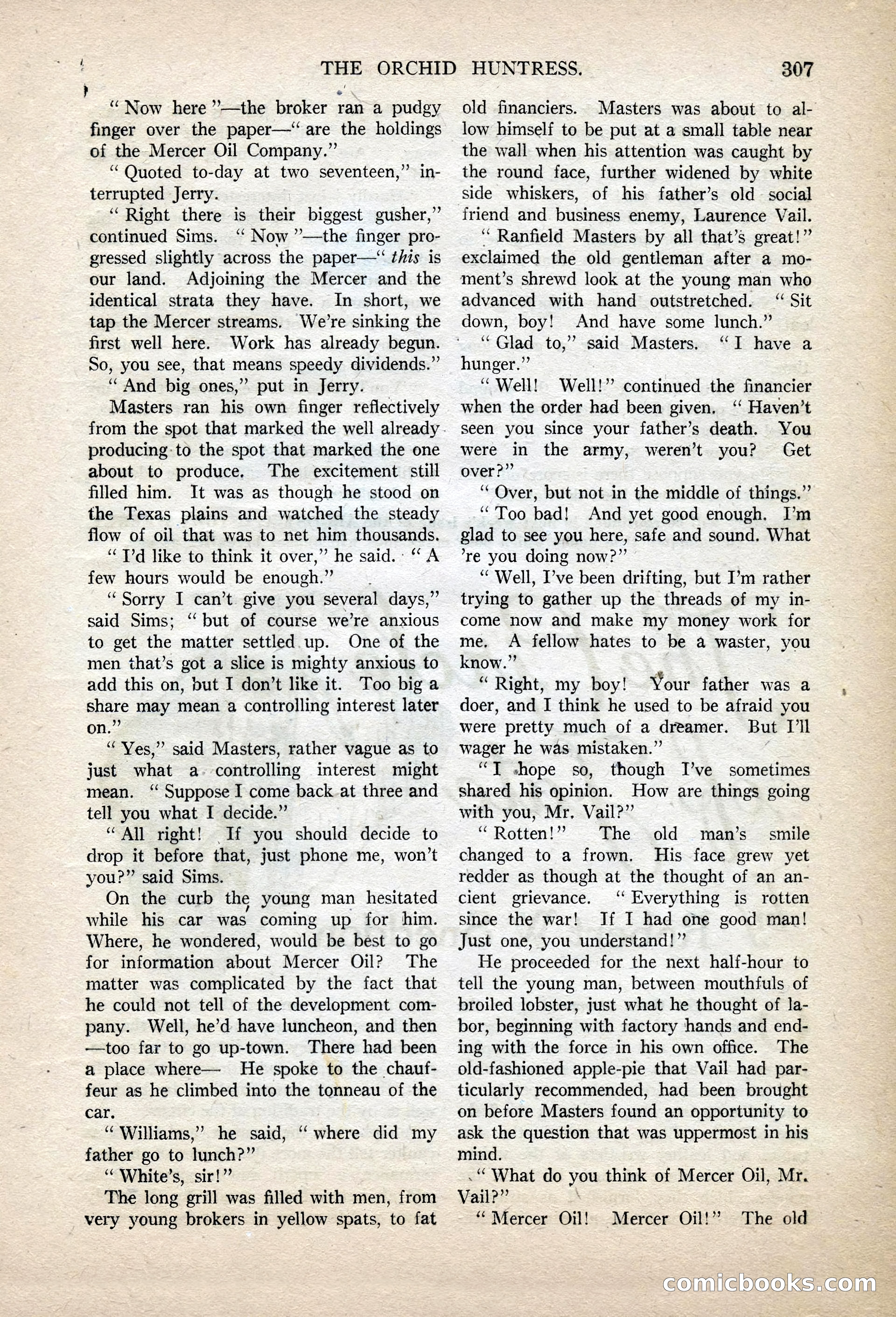 Argosy All-Story Weekly, November 13, 1920 — page 29 of 164
