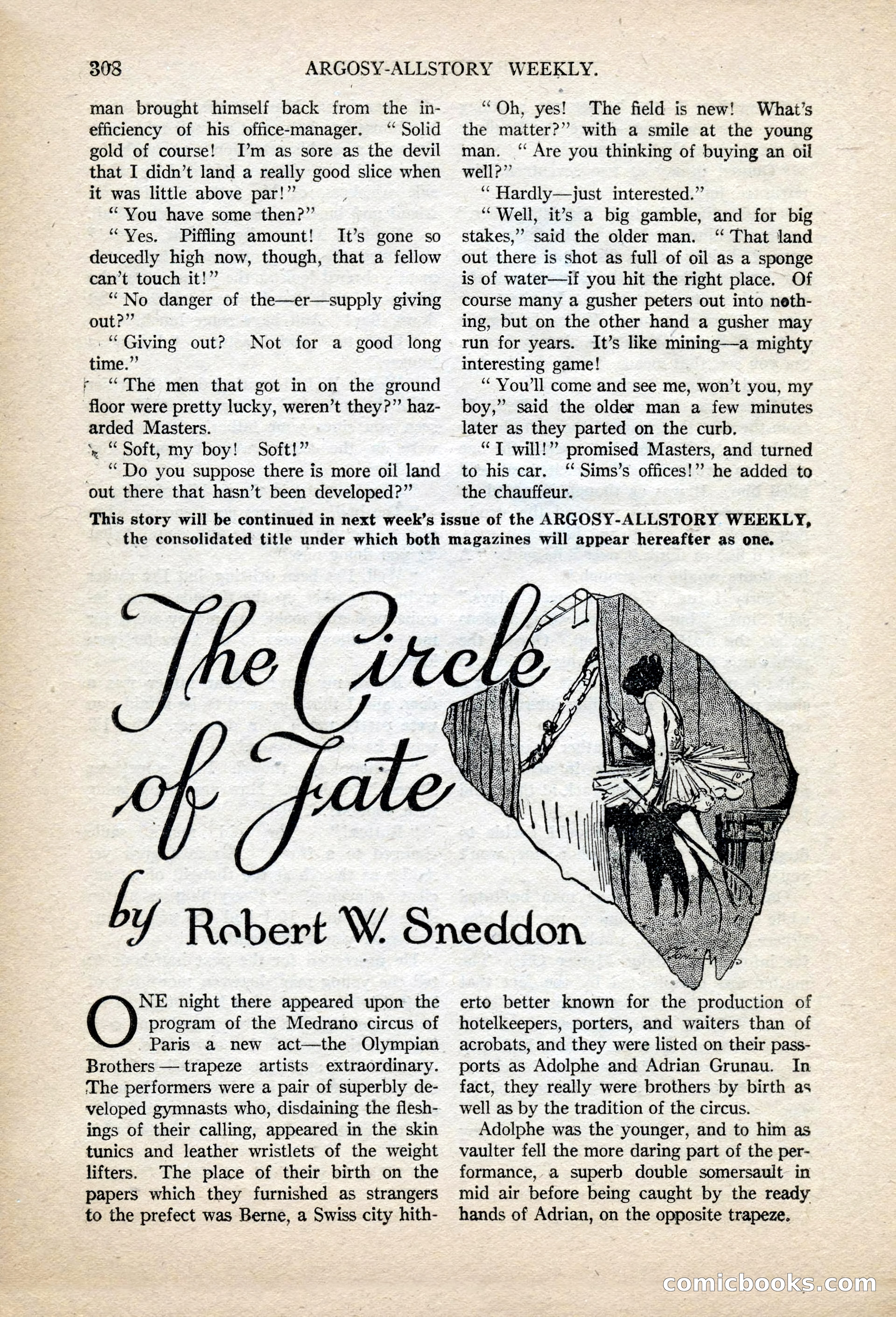 Argosy All-Story Weekly, November 13, 1920 — page 30 of 164