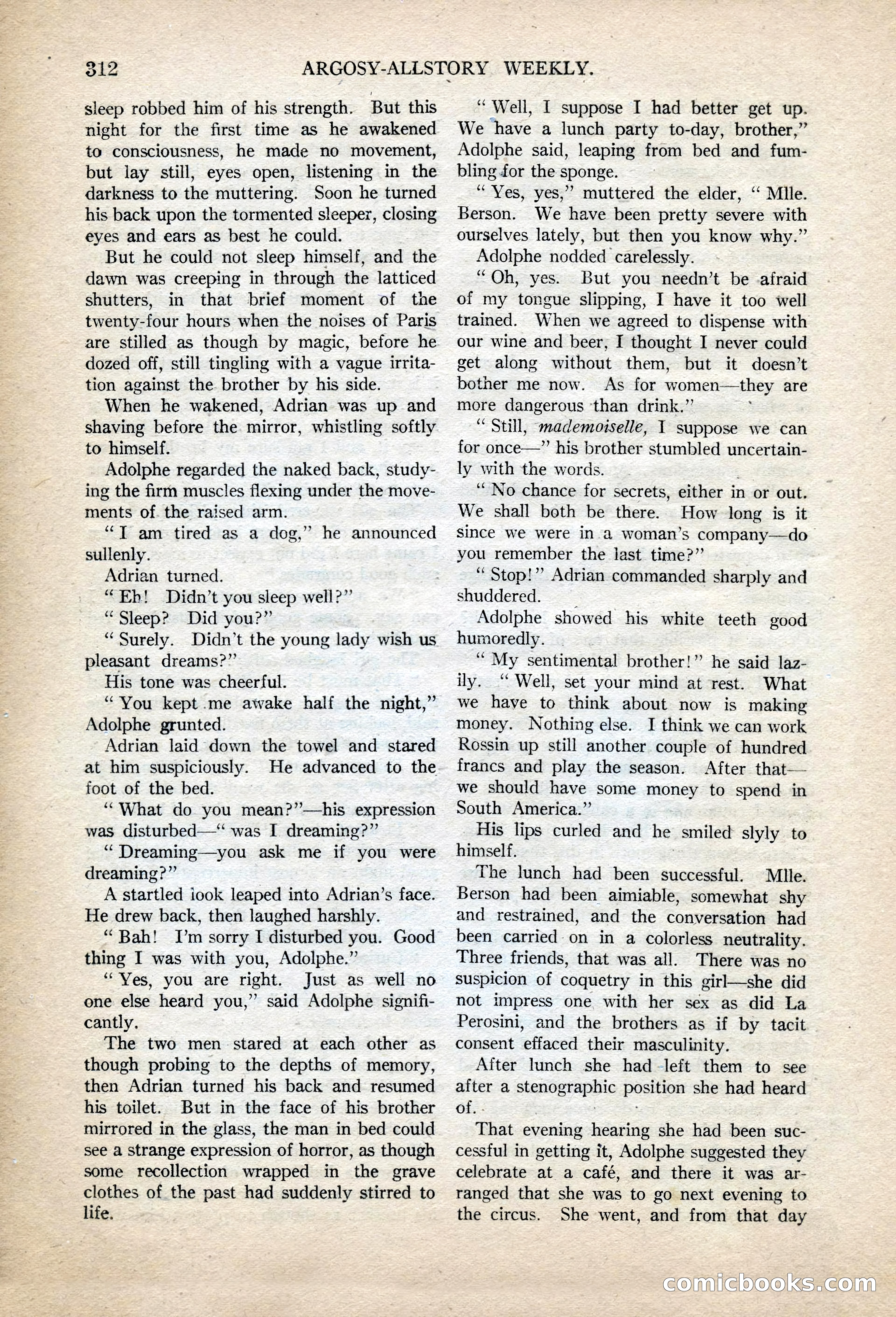 Argosy All-Story Weekly, November 13, 1920 — page 34 of 164