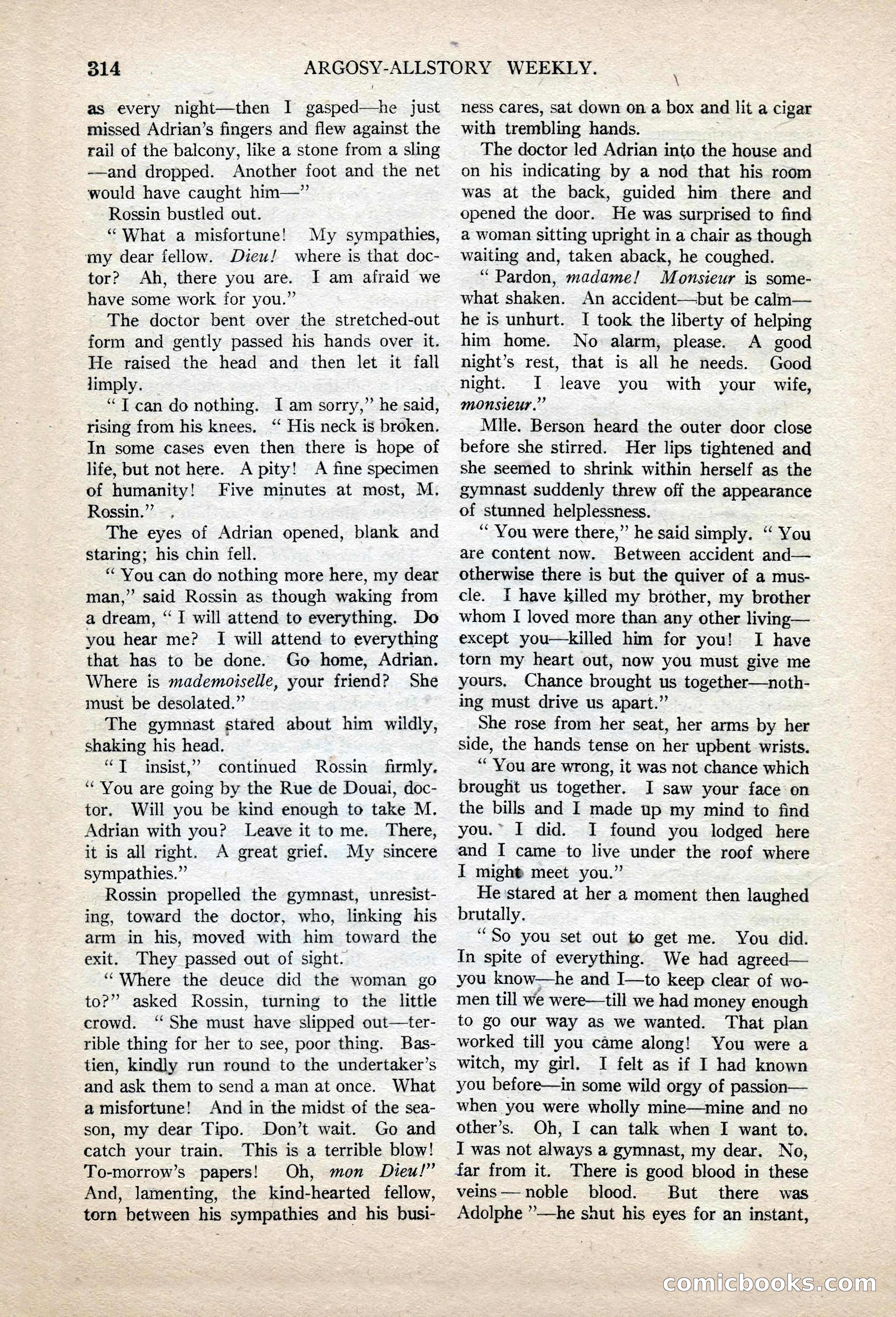 Argosy All-Story Weekly, November 13, 1920 — page 36 of 164