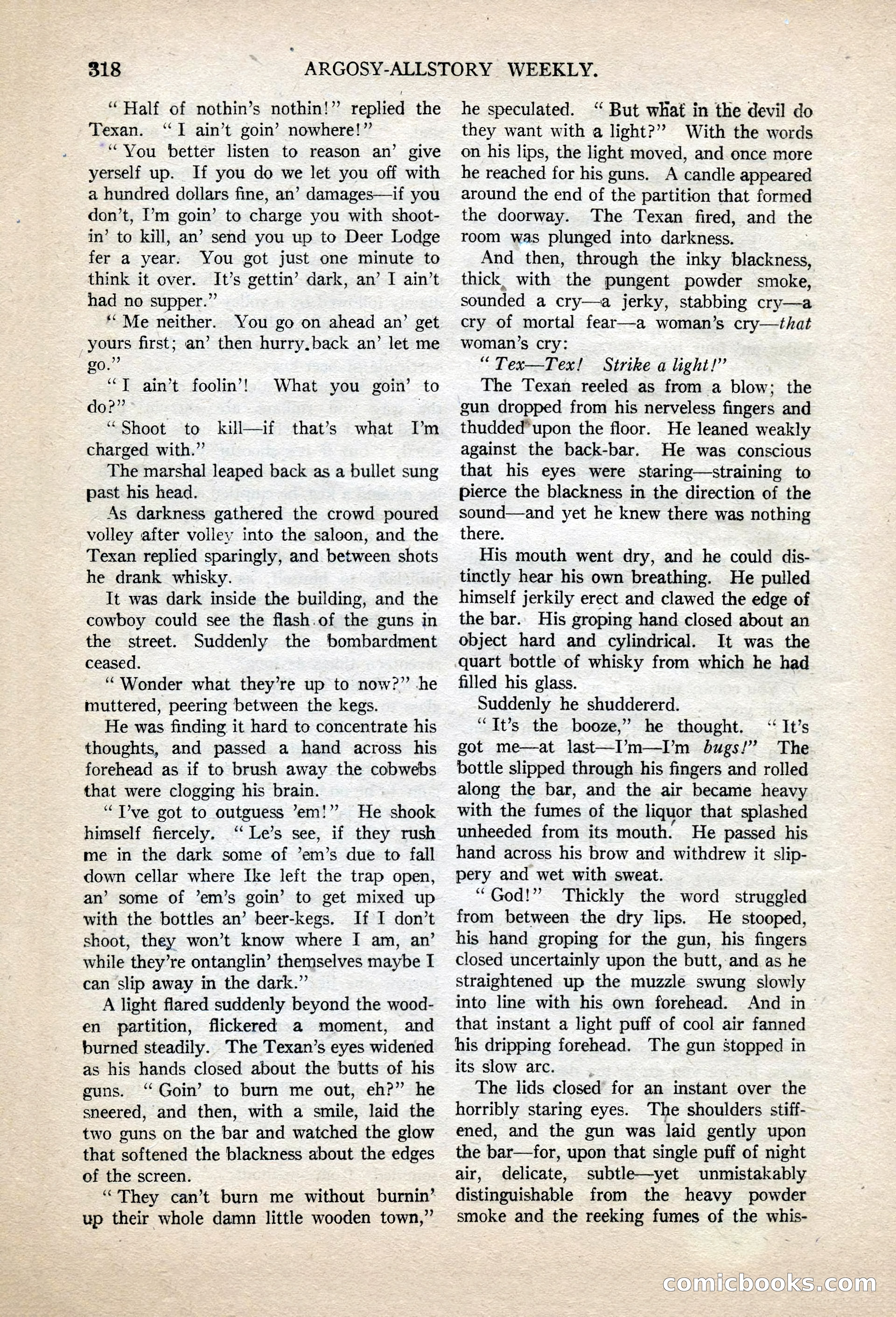 Argosy All-Story Weekly, November 13, 1920 — page 40 of 164