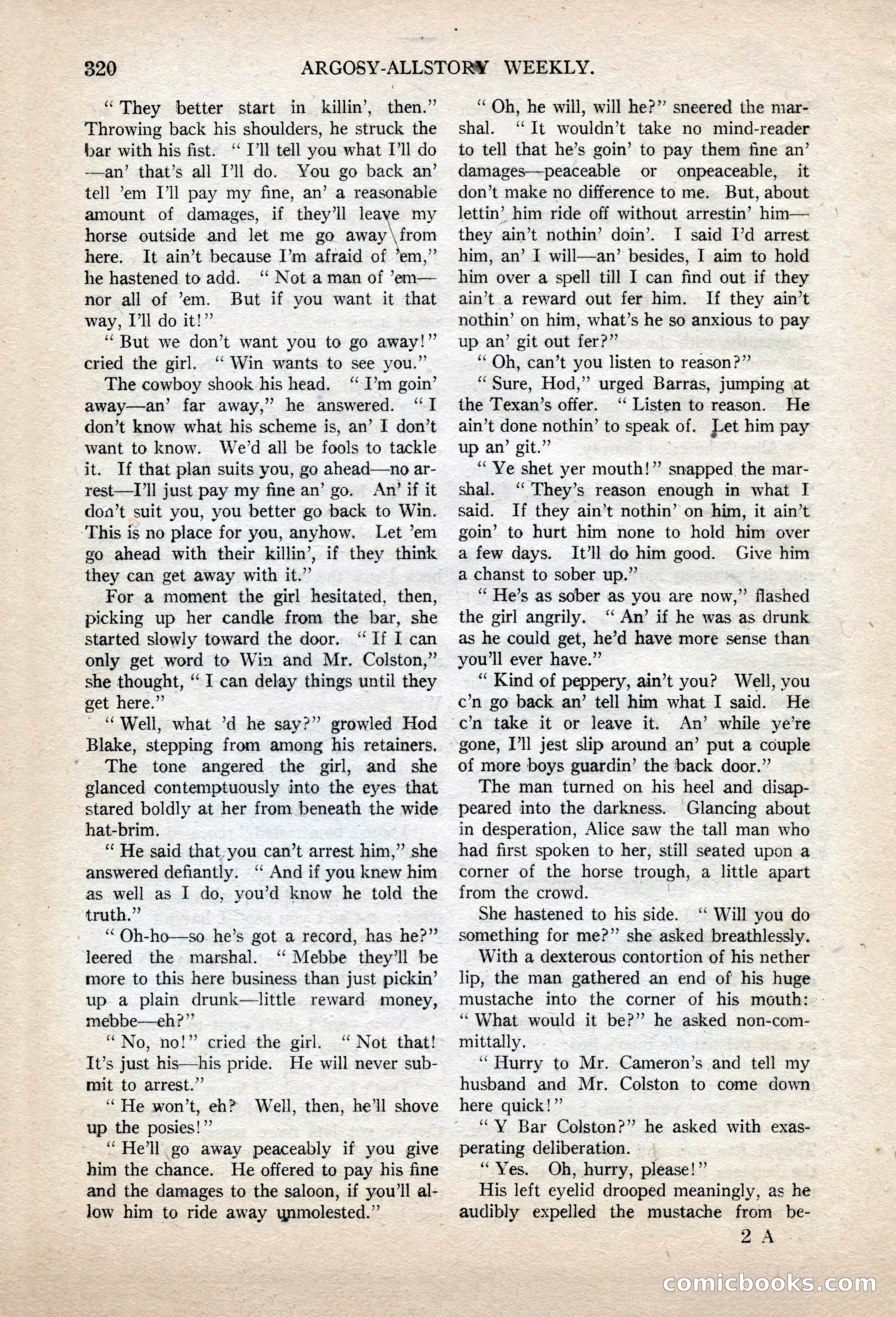 Argosy All-Story Weekly, November 13, 1920 — page 42 of 164