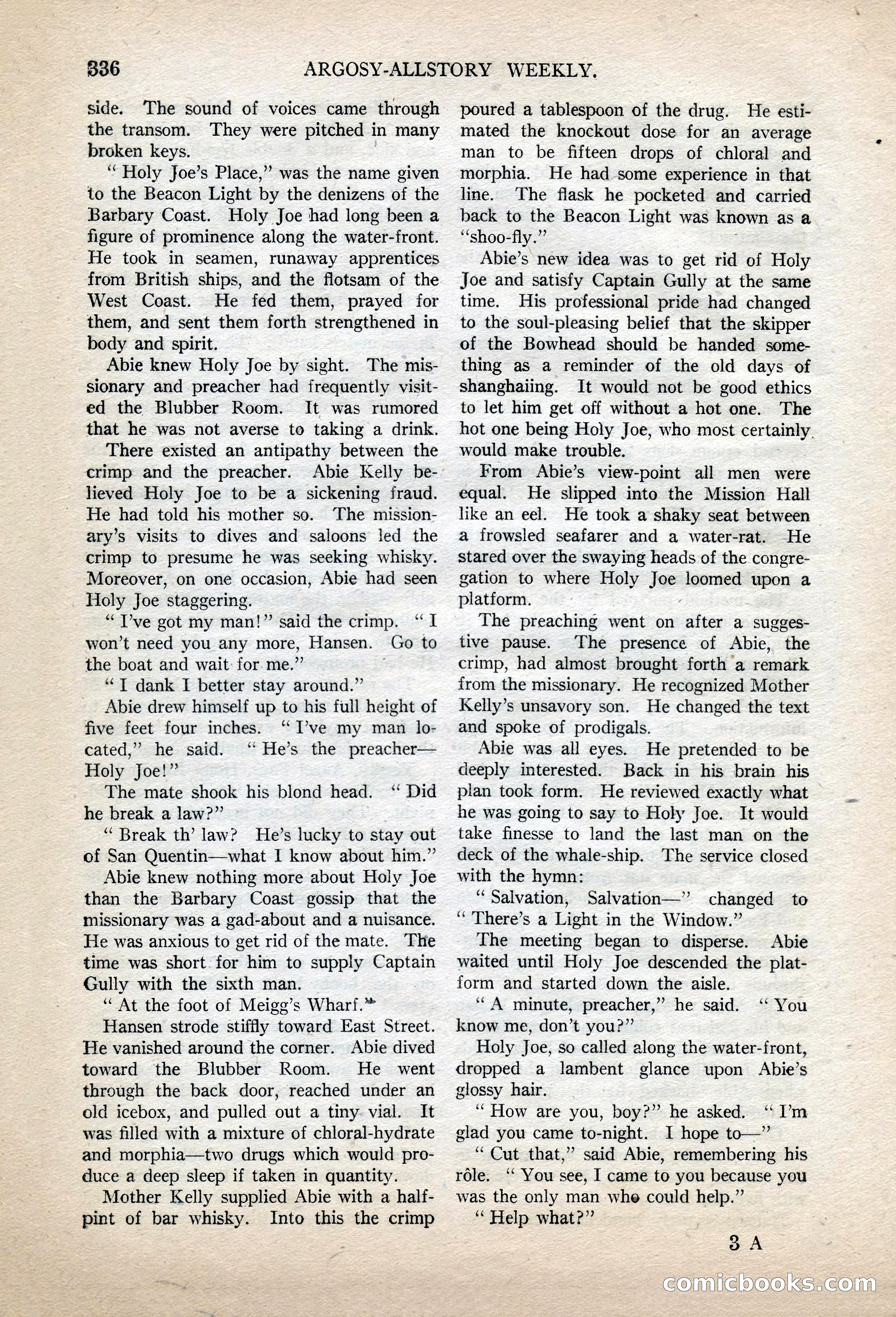 Argosy All-Story Weekly, November 13, 1920 — page 58 of 164