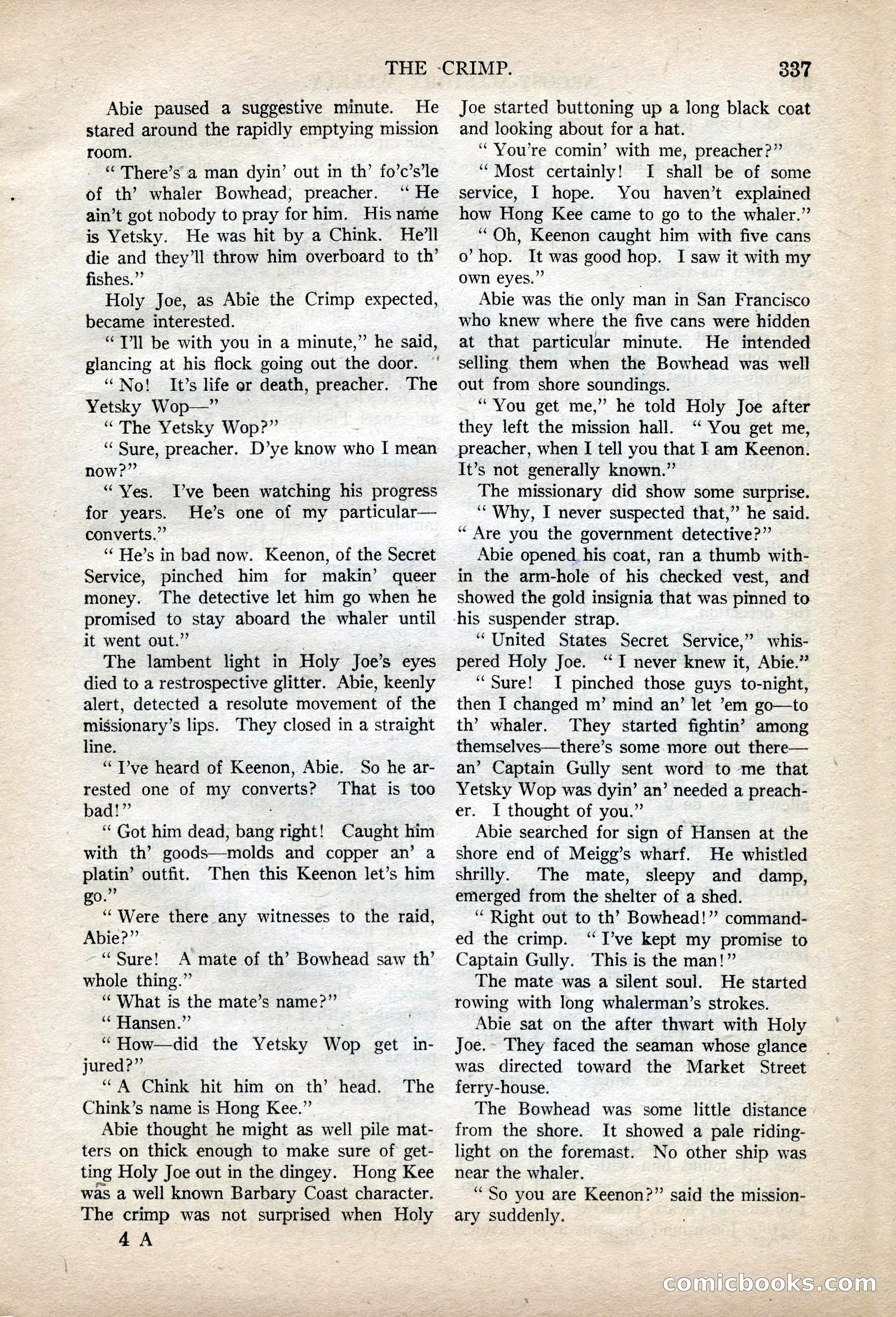 Argosy All-Story Weekly, November 13, 1920 — page 59 of 164