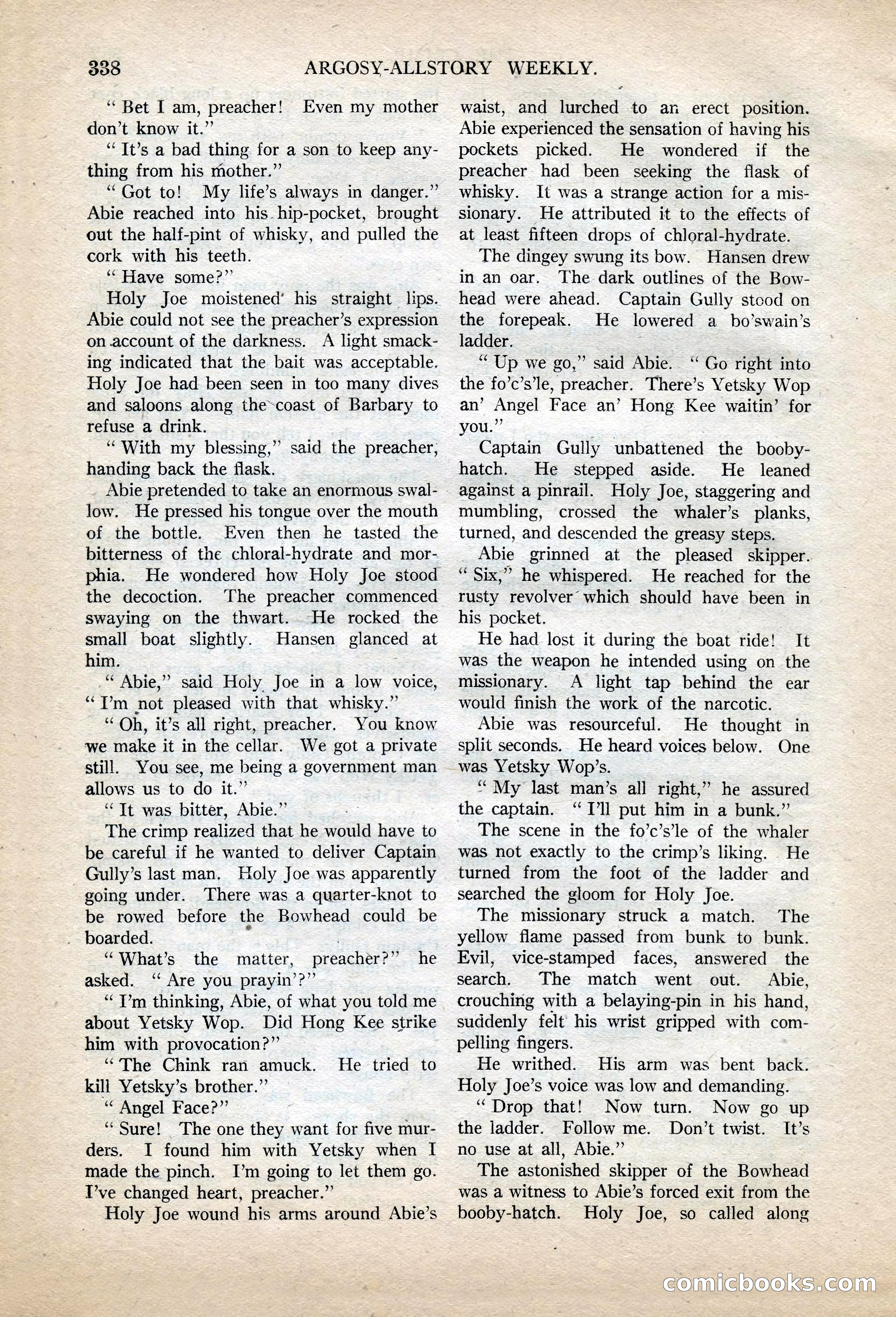 Argosy All-Story Weekly, November 13, 1920 — page 60 of 164