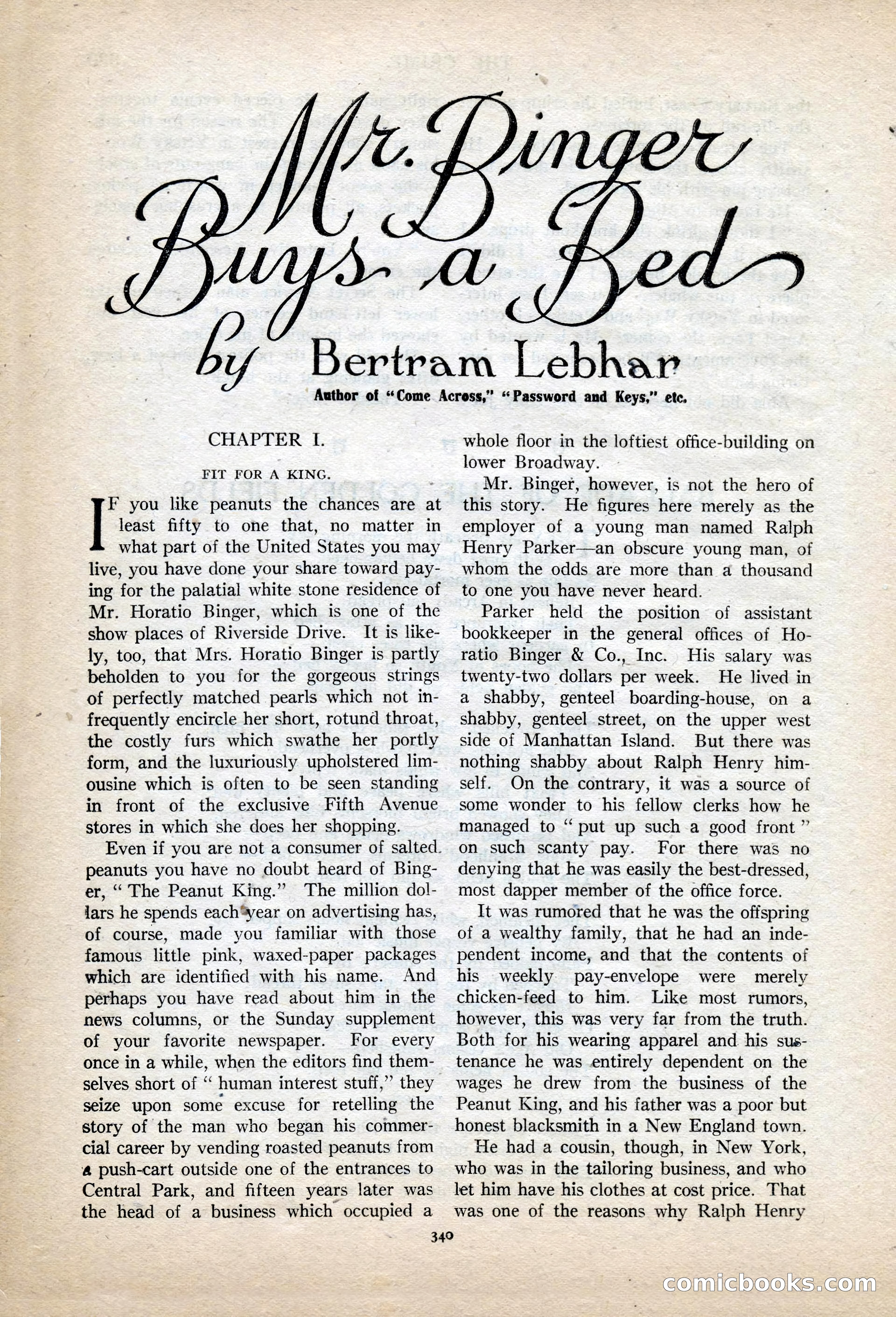 Argosy All-Story Weekly, November 13, 1920 — page 62 of 164