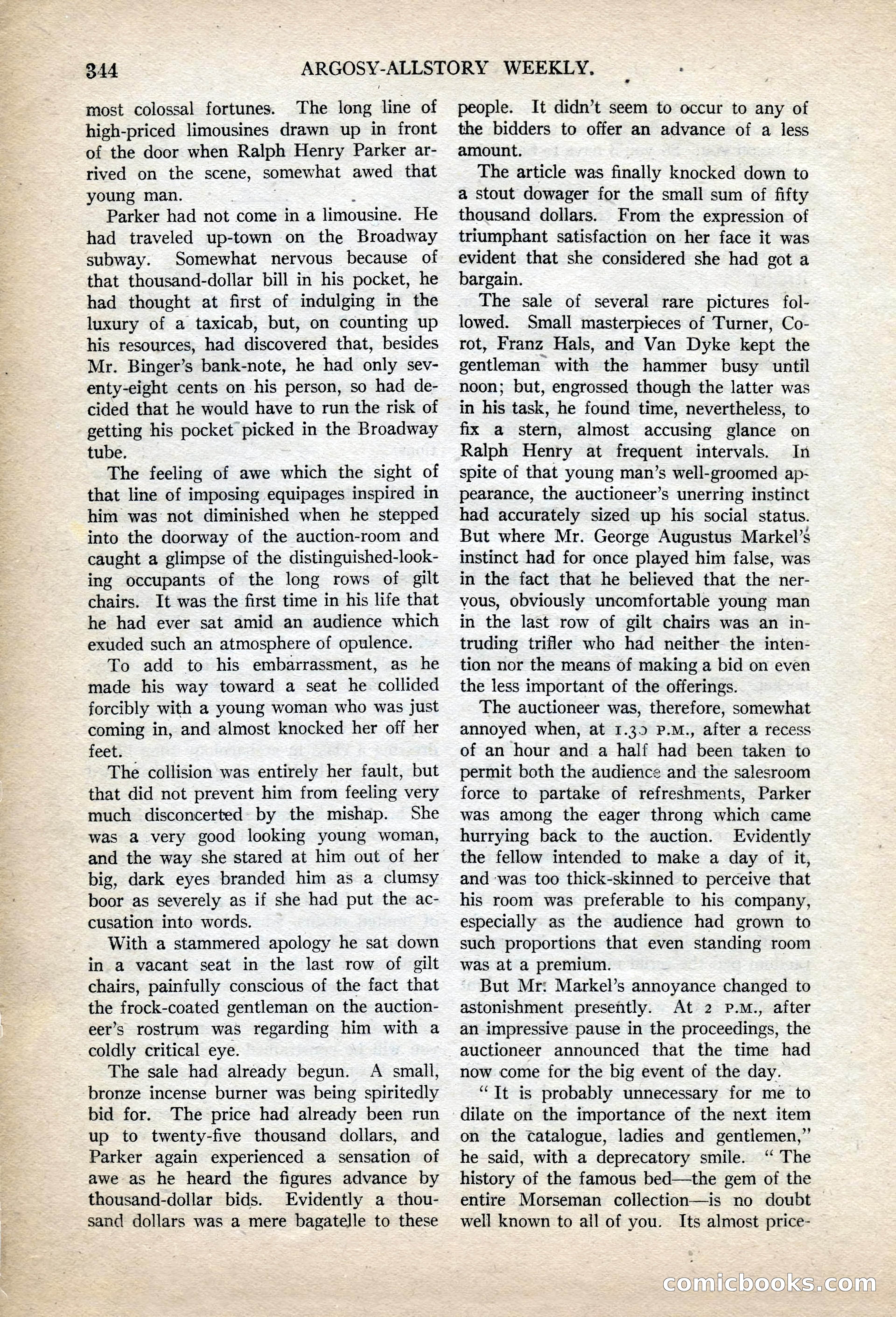 Argosy All-Story Weekly, November 13, 1920 — page 66 of 164