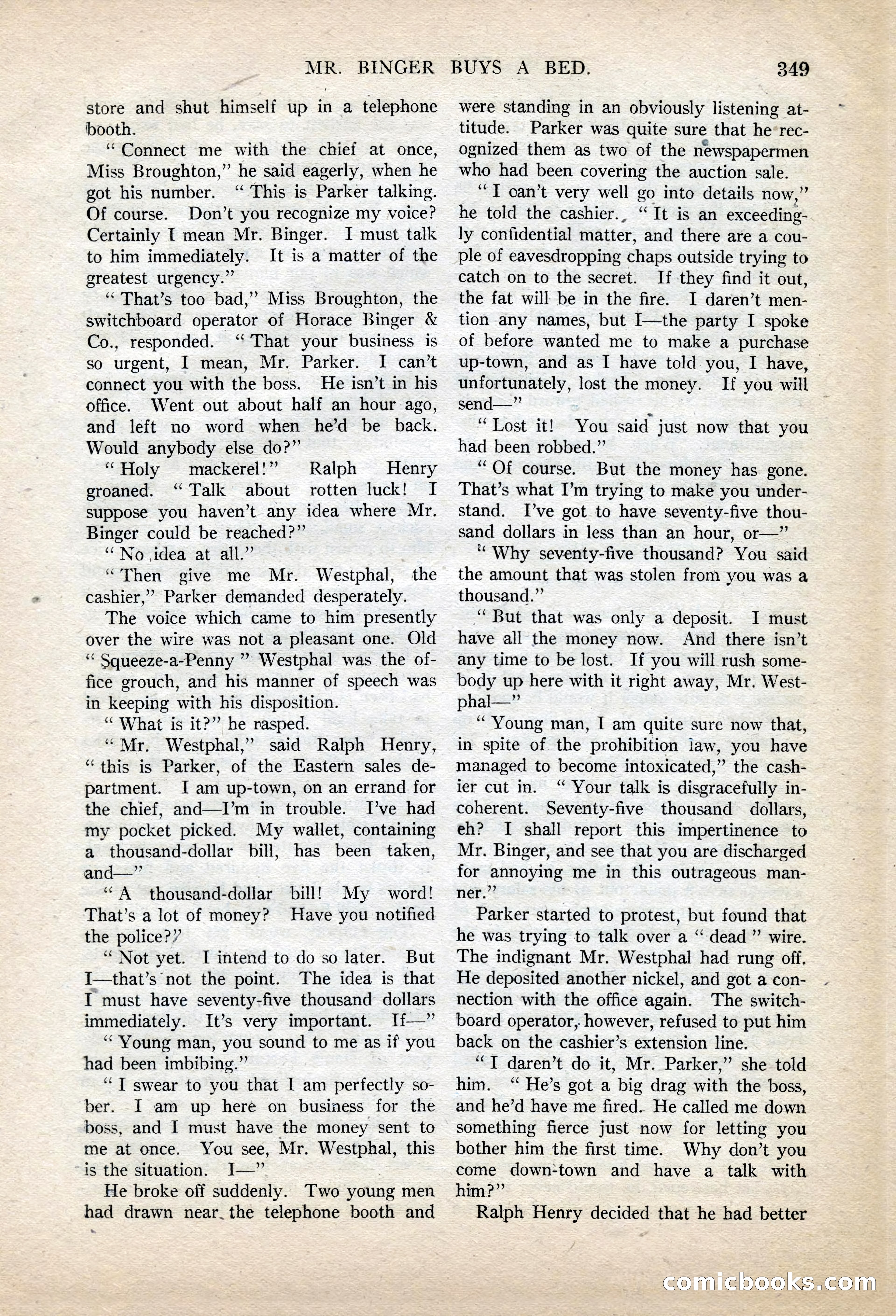 Argosy All-Story Weekly, November 13, 1920 — page 71 of 164