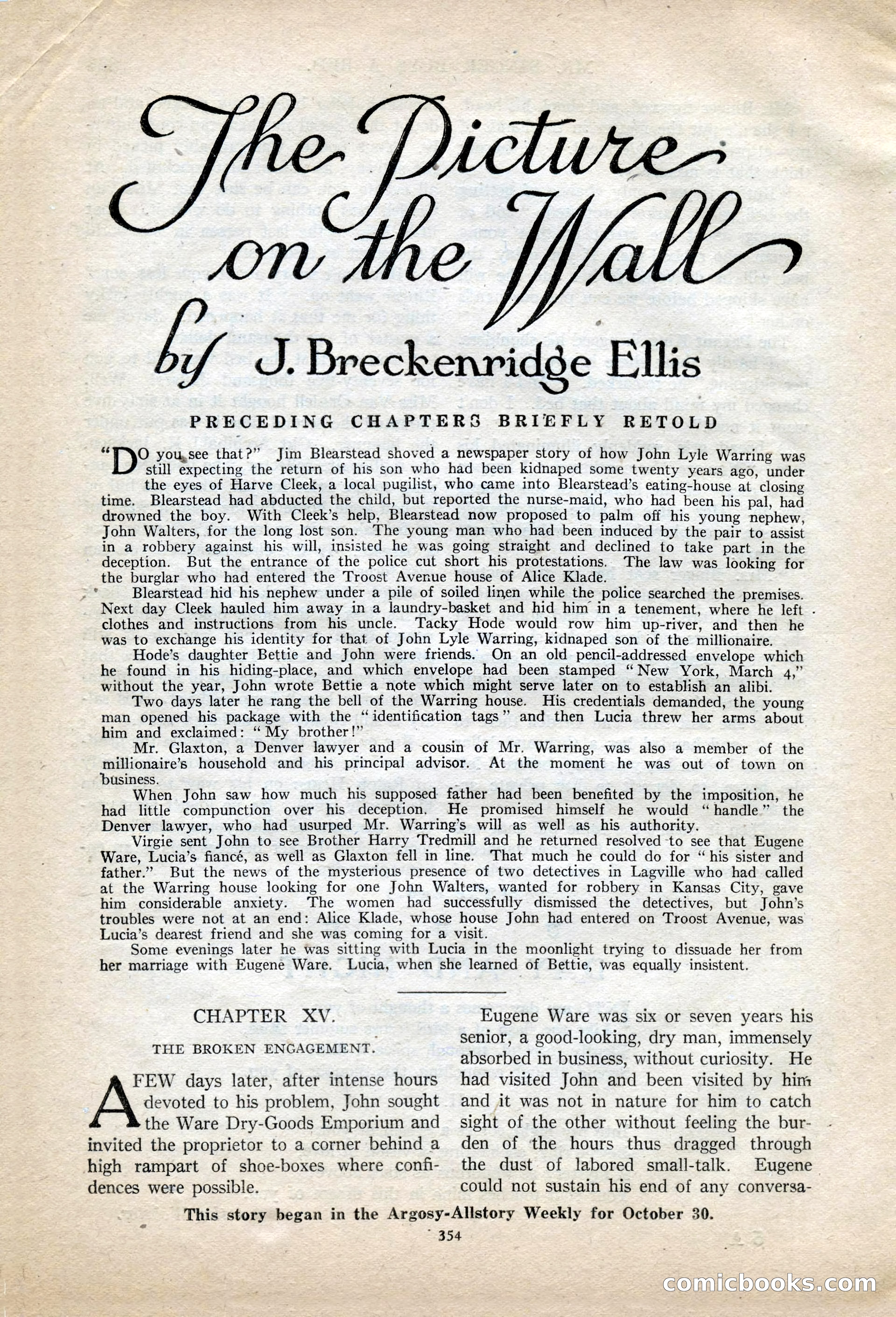 Argosy All-Story Weekly, November 13, 1920 — page 76 of 164