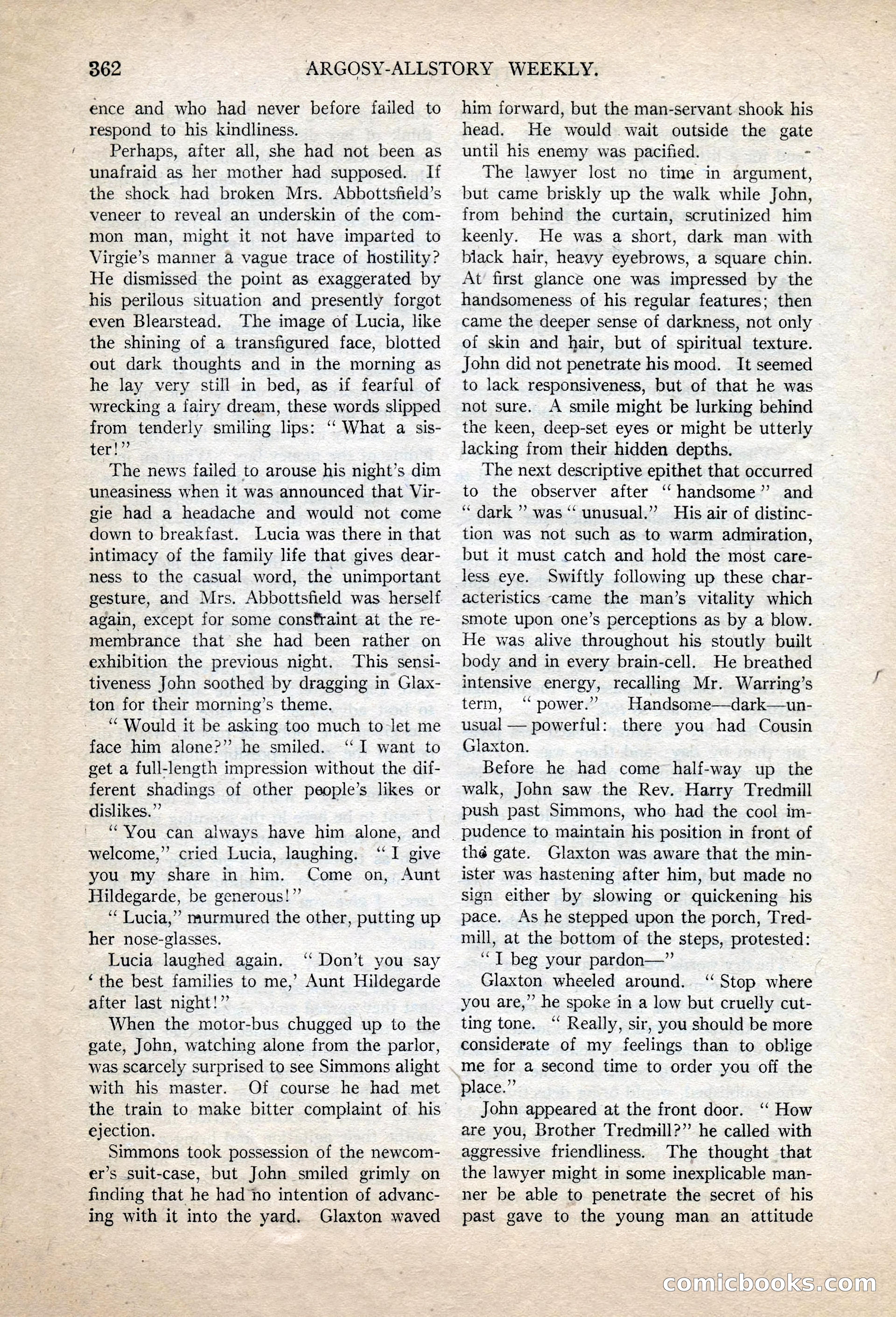 Argosy All-Story Weekly, November 13, 1920 — page 84 of 164
