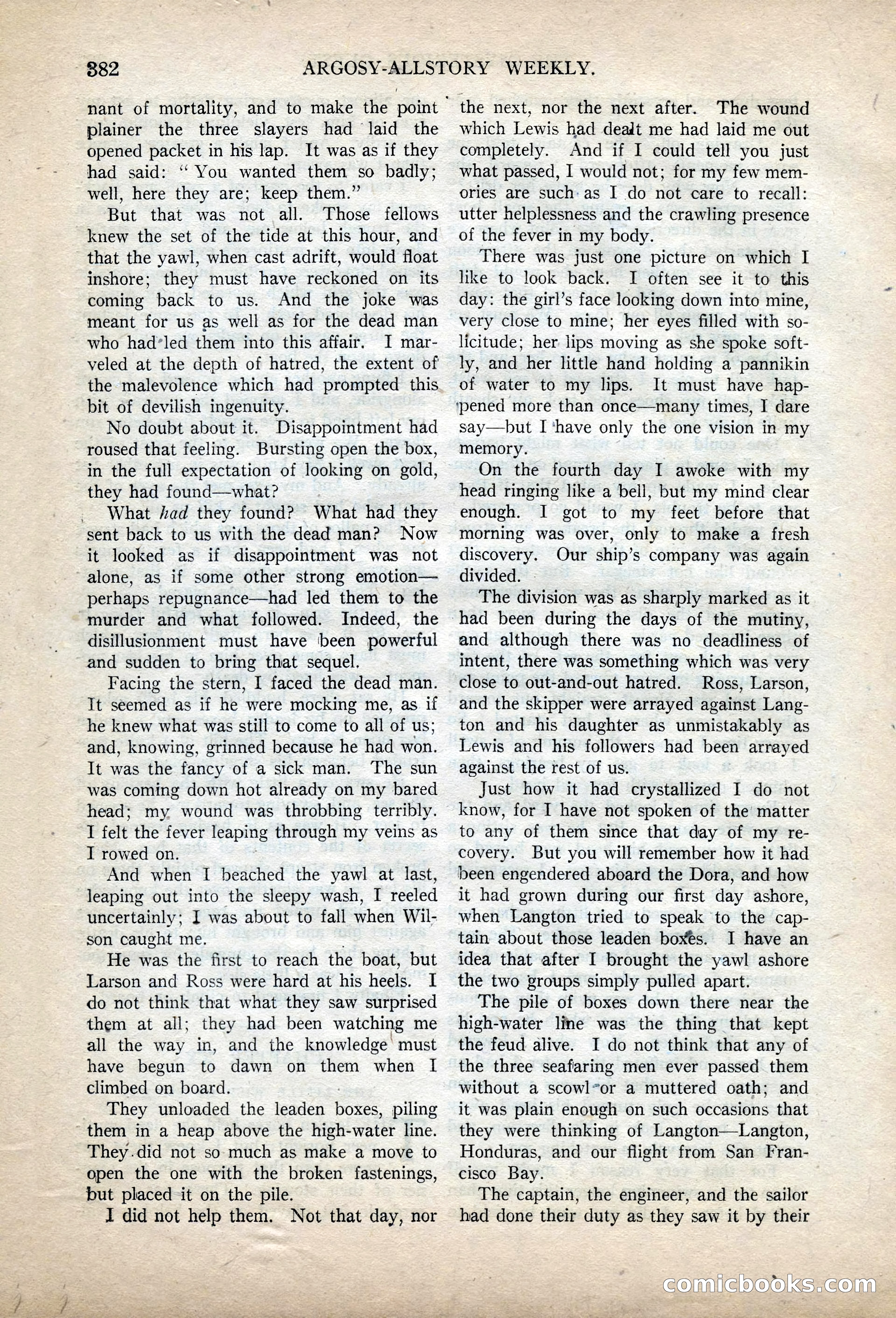 Argosy All-Story Weekly, November 13, 1920 — page 104 of 164