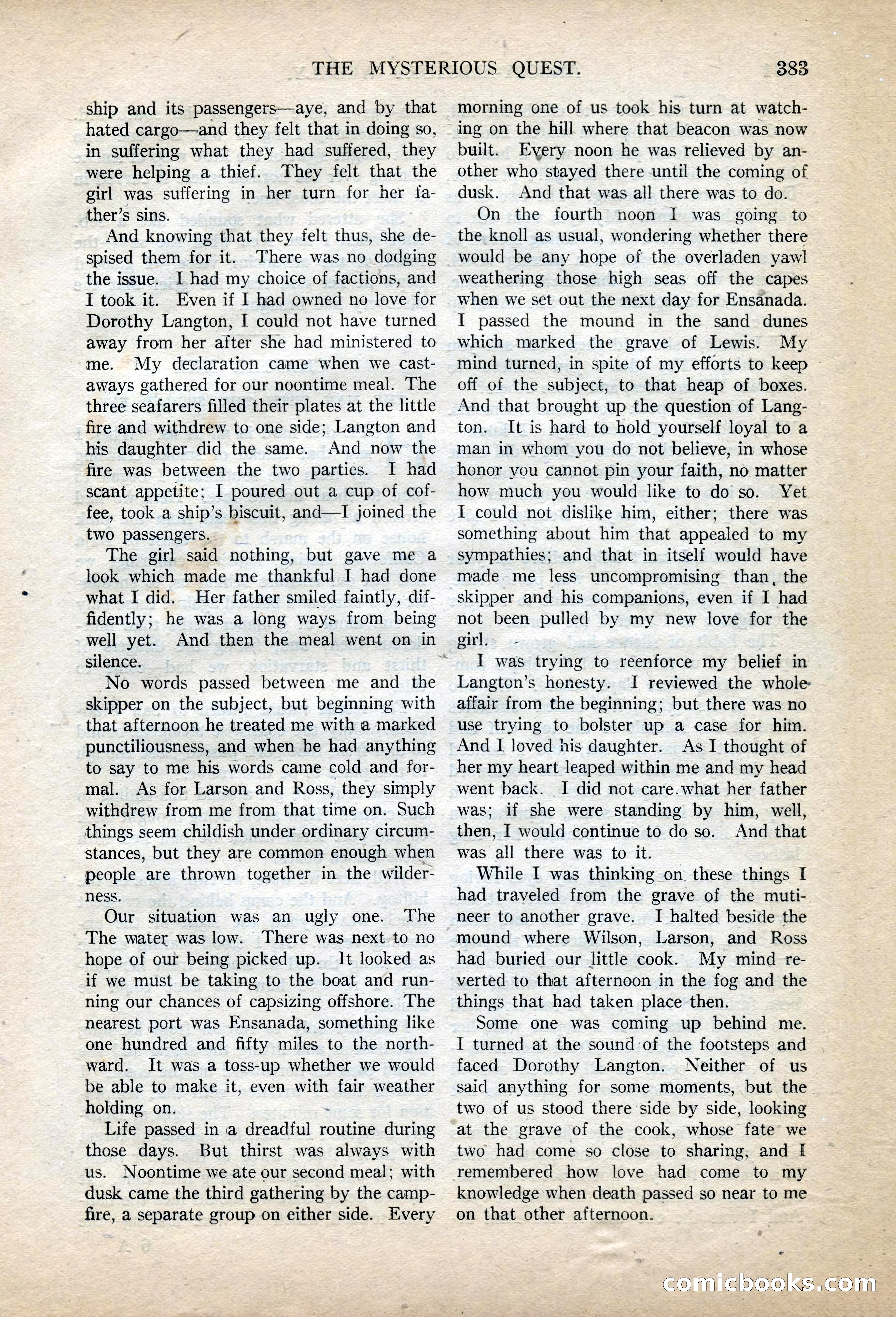 Argosy All-Story Weekly, November 13, 1920 — page 105 of 164