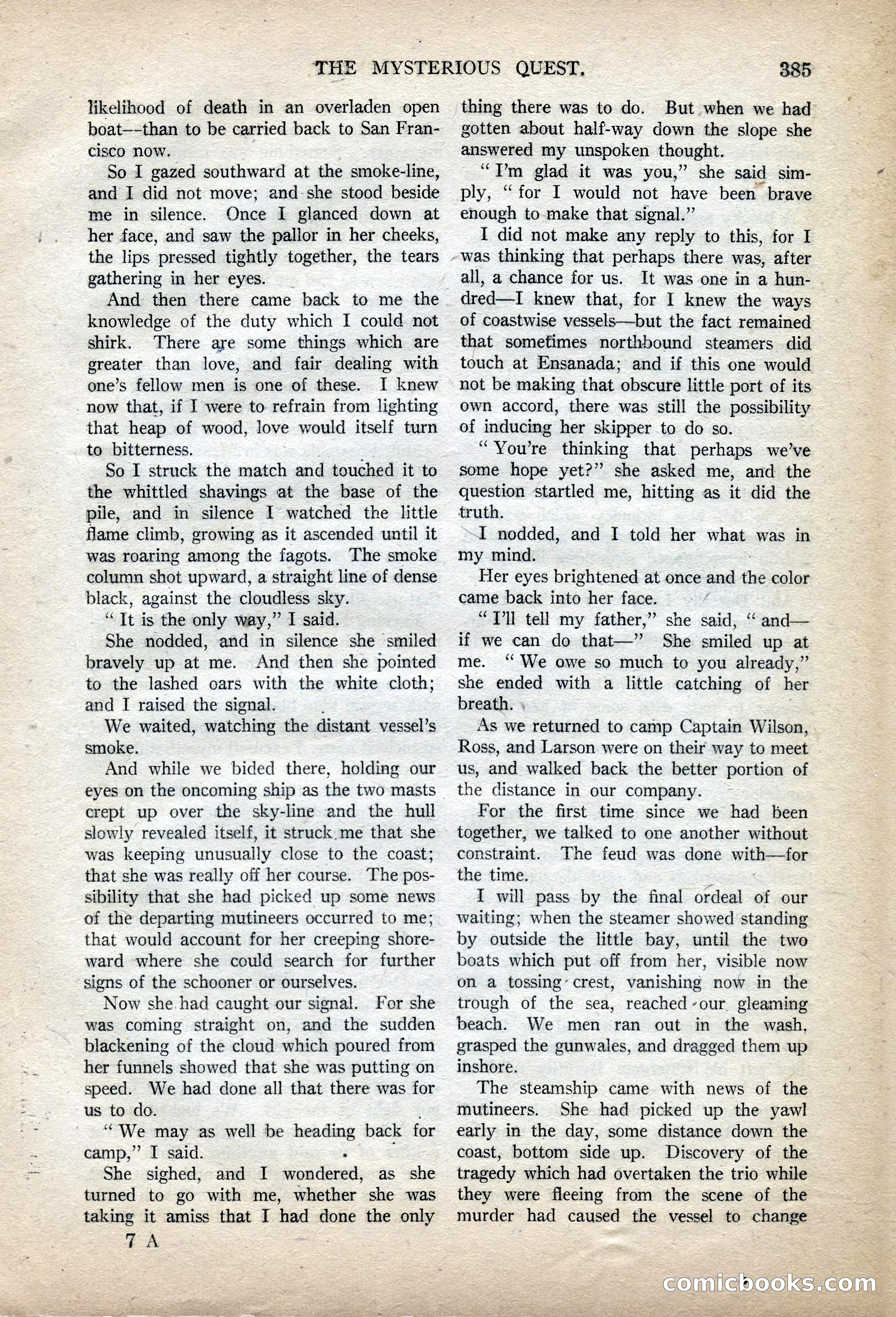 Argosy All-Story Weekly, November 13, 1920 — page 107 of 164