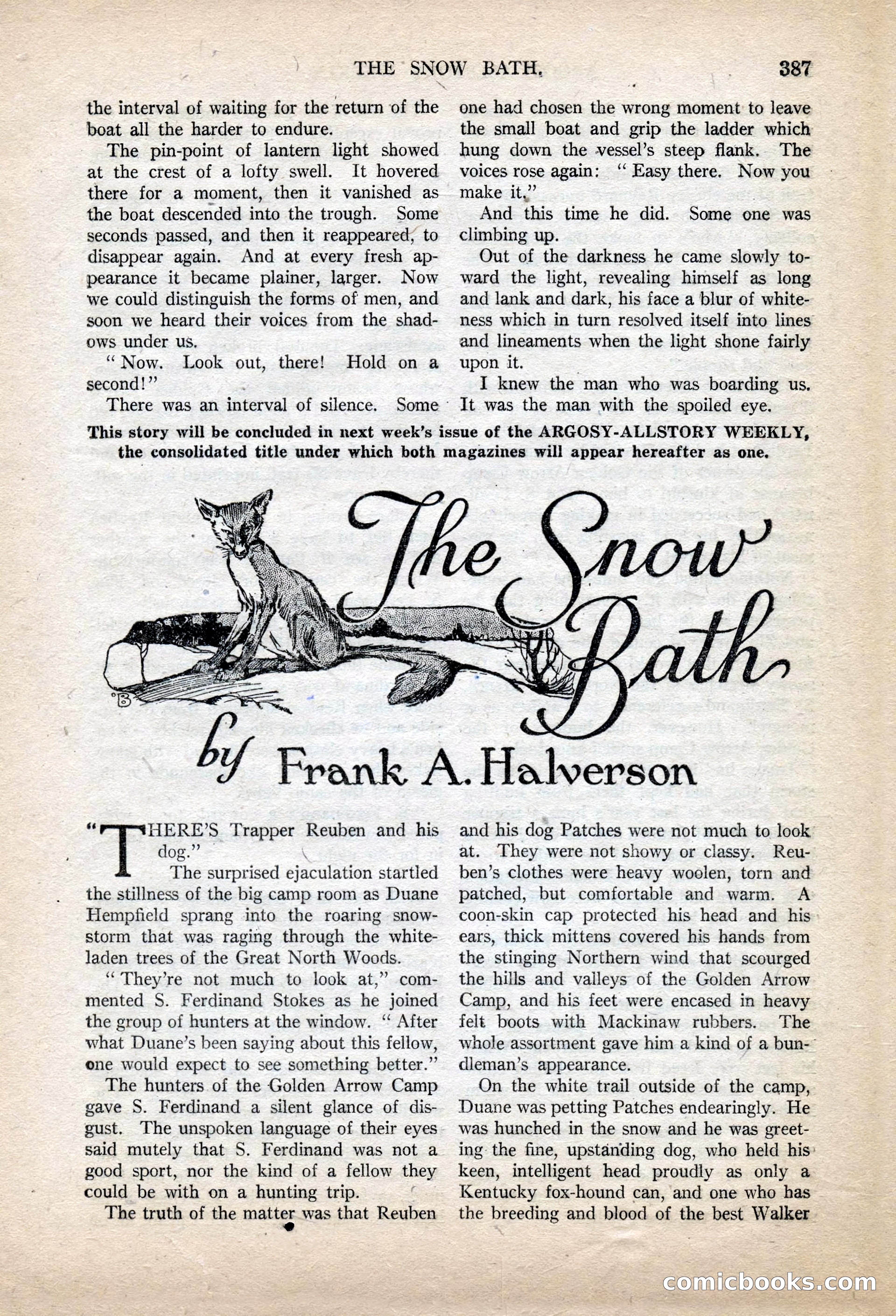 Argosy All-Story Weekly, November 13, 1920 — page 109 of 164