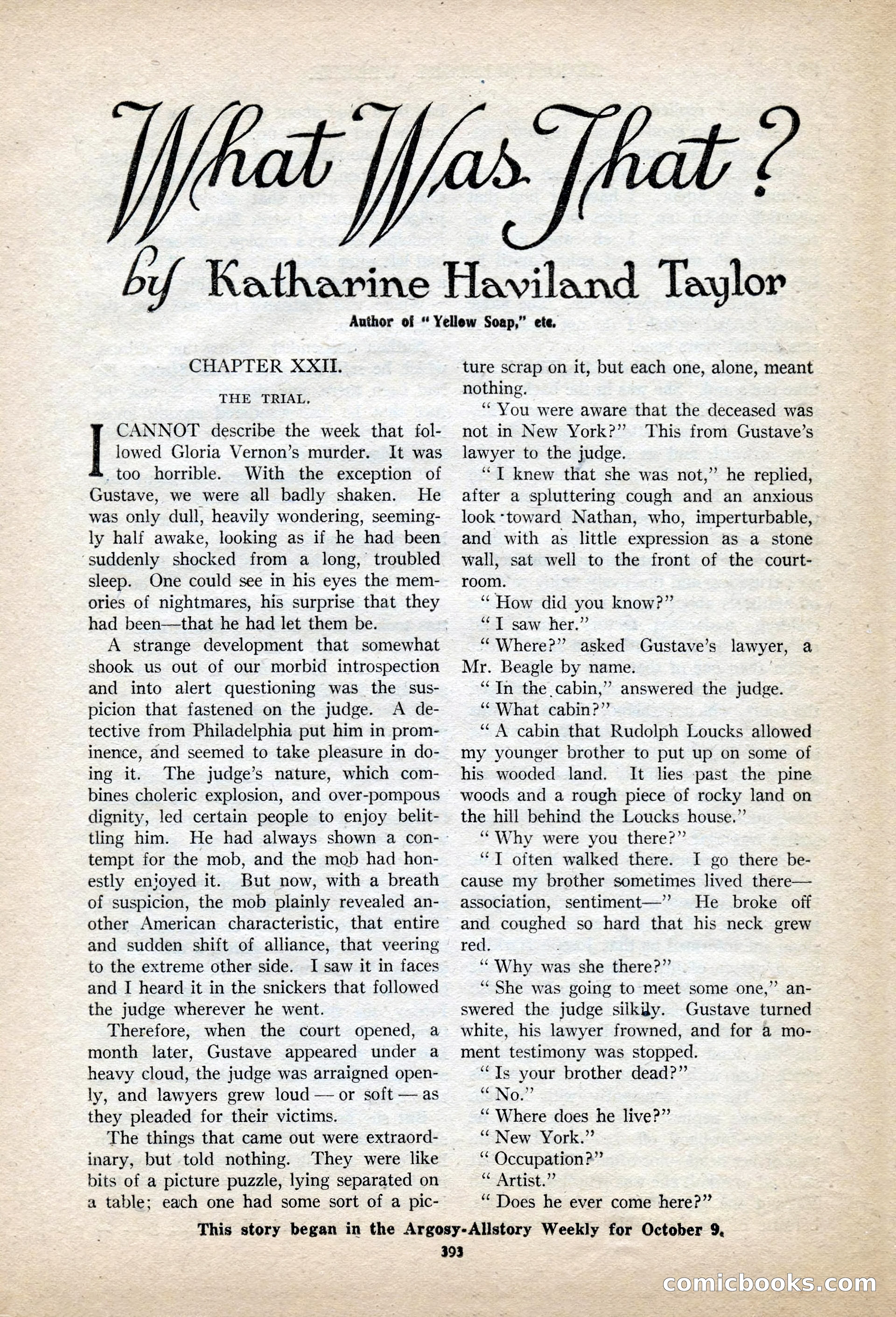 Argosy All-Story Weekly, November 13, 1920 — page 115 of 164