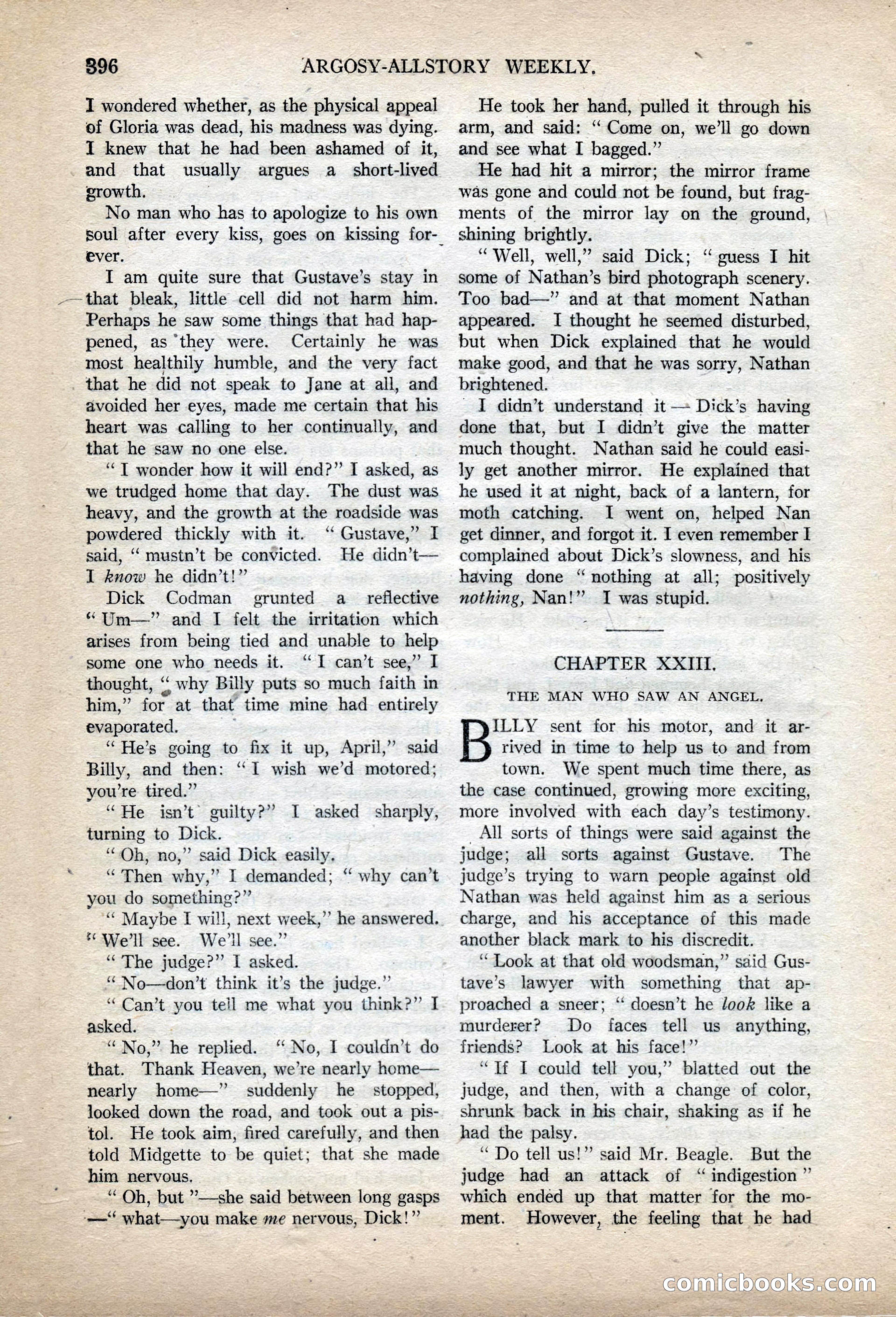 Argosy All-Story Weekly, November 13, 1920 — page 118 of 164