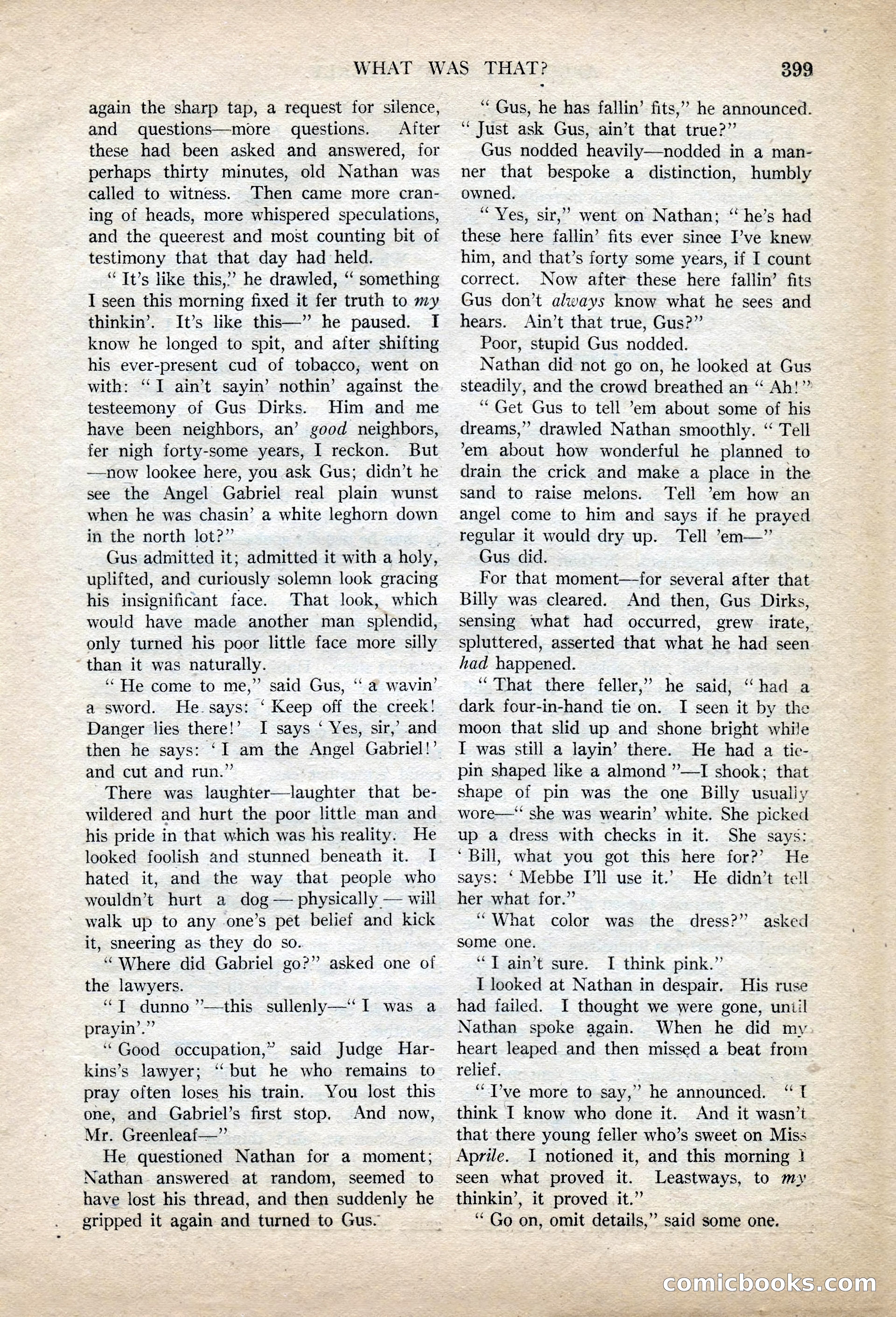 Argosy All-Story Weekly, November 13, 1920 — page 121 of 164