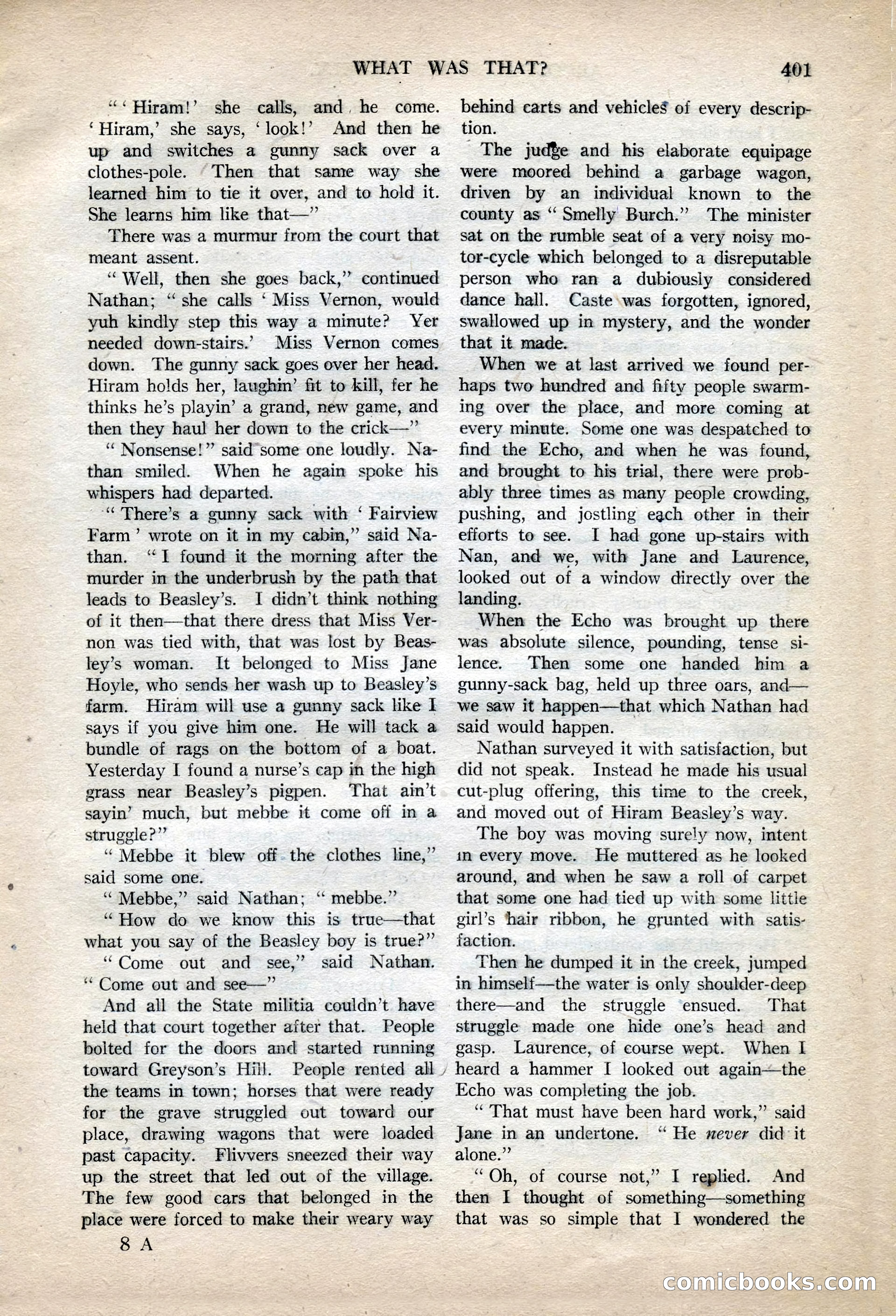 Argosy All-Story Weekly, November 13, 1920 — page 123 of 164