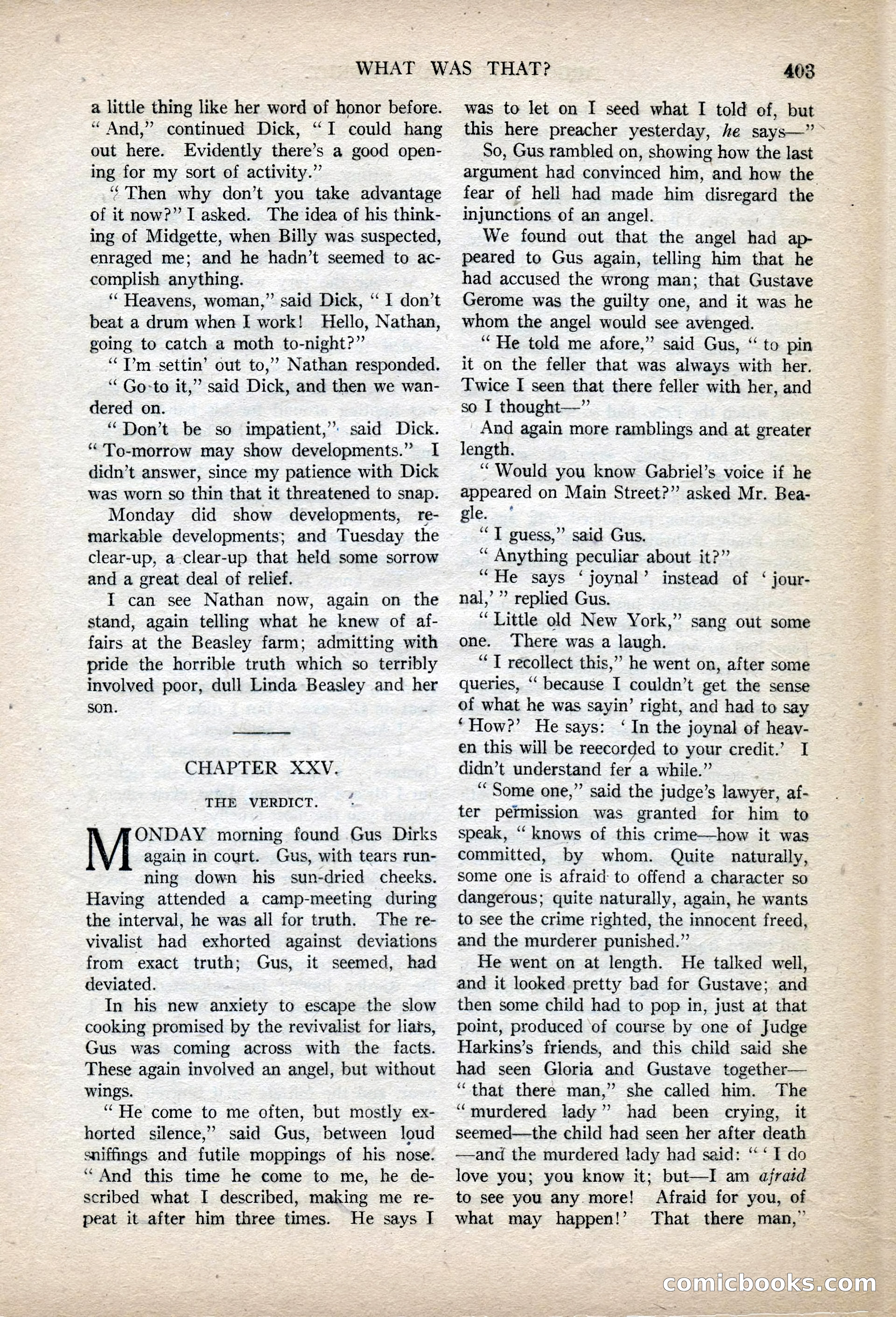Argosy All-Story Weekly, November 13, 1920 — page 125 of 164