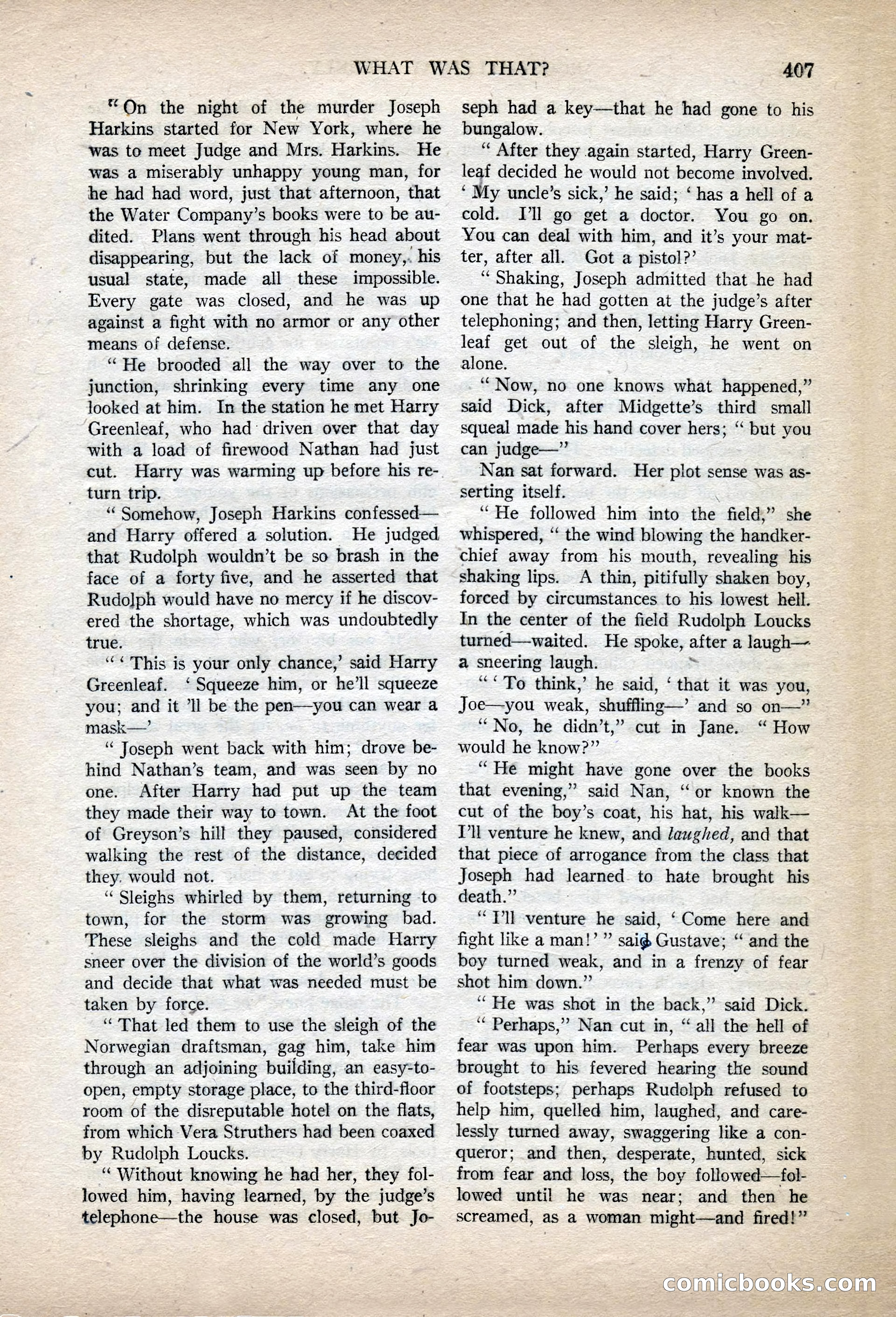 Argosy All-Story Weekly, November 13, 1920 — page 129 of 164