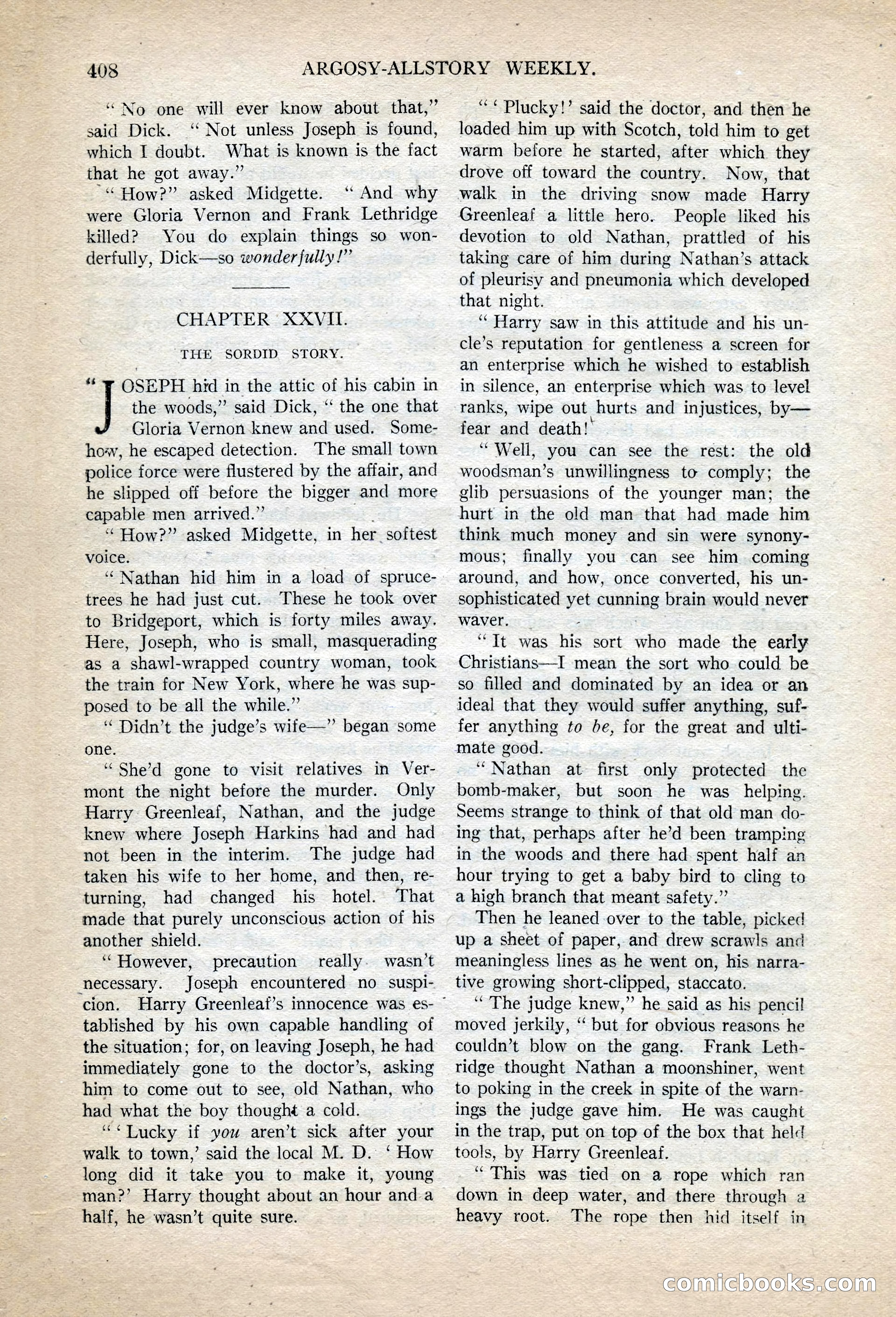 Argosy All-Story Weekly, November 13, 1920 — page 130 of 164
