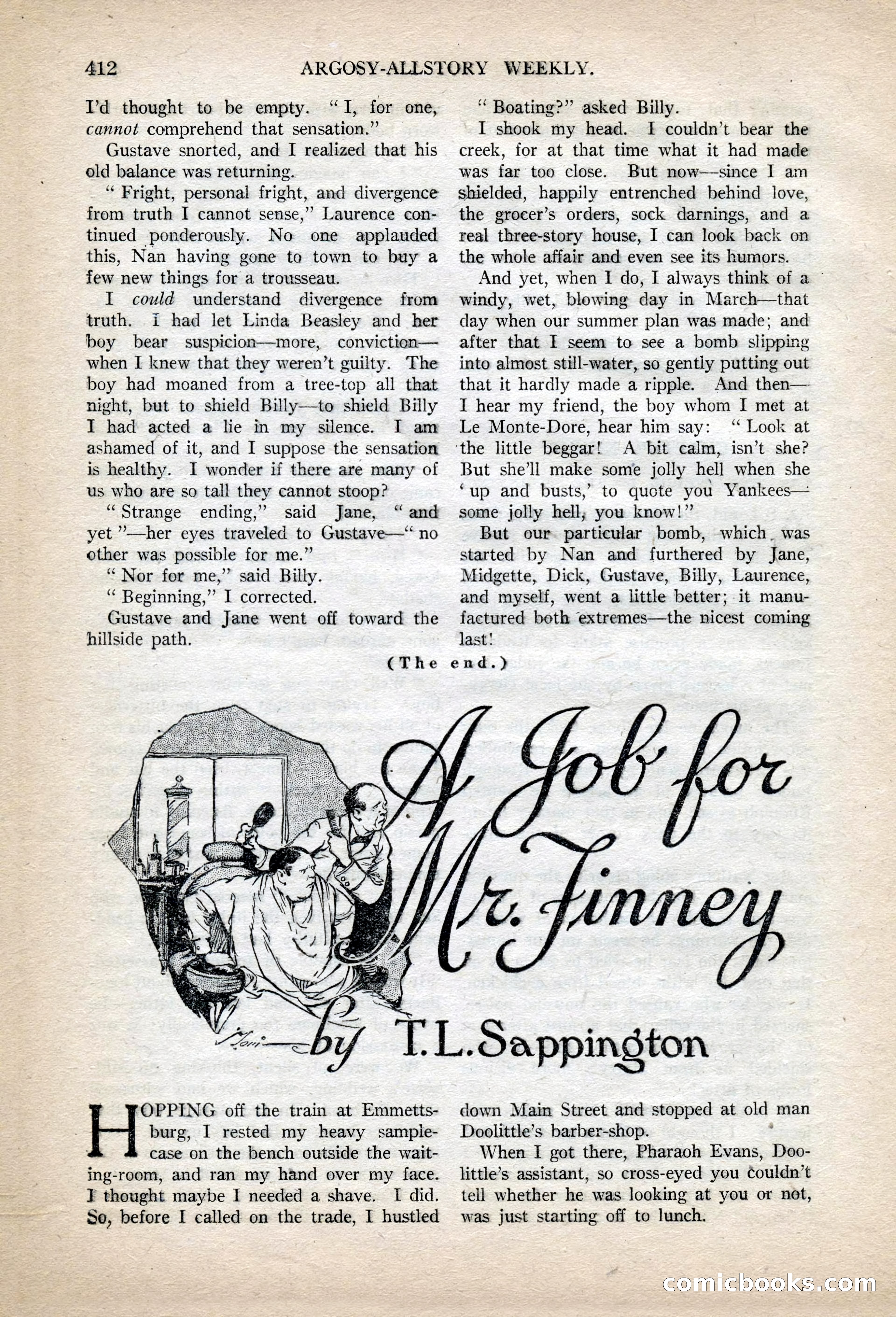 Argosy All-Story Weekly, November 13, 1920 — page 134 of 164