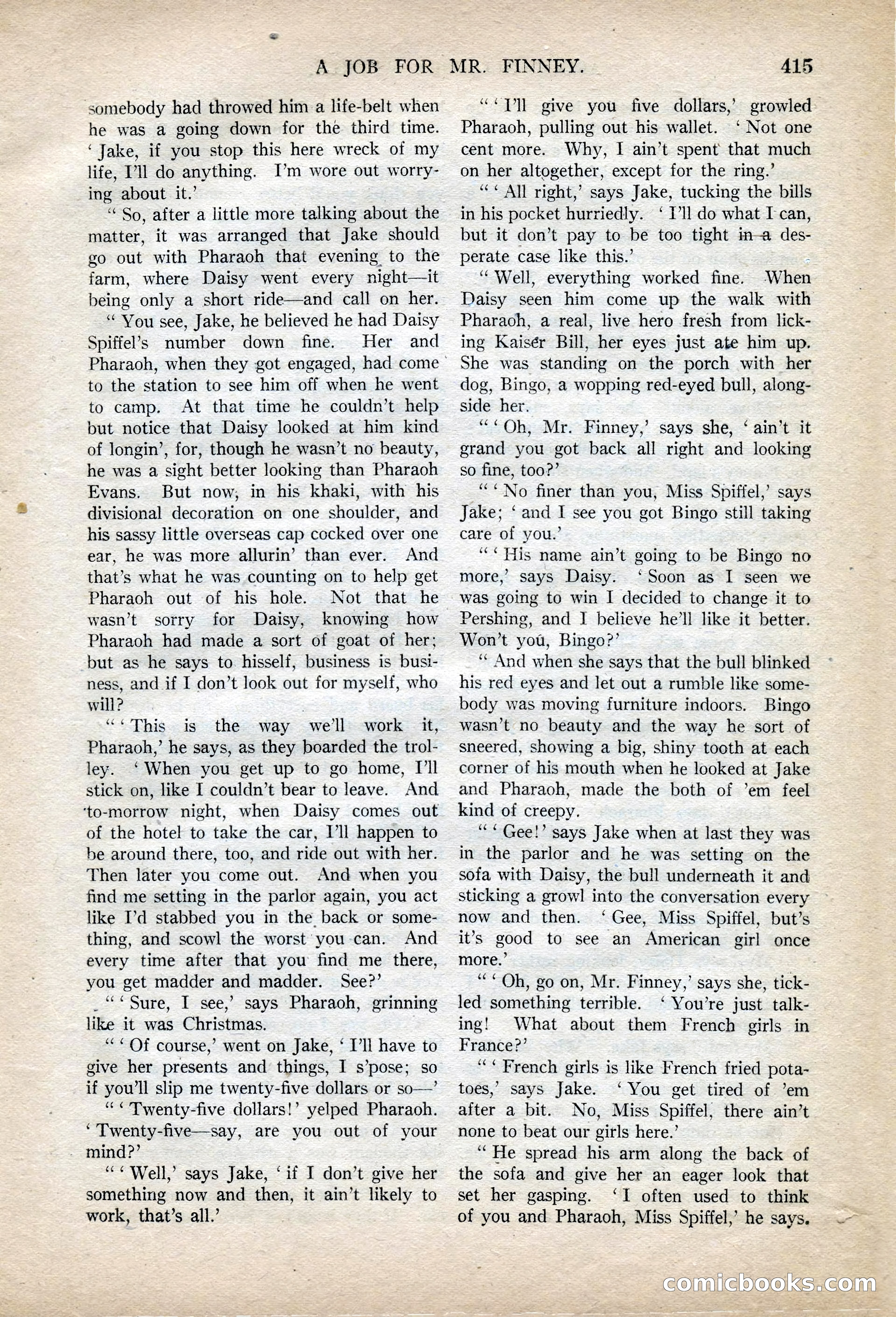 Argosy All-Story Weekly, November 13, 1920 — page 137 of 164