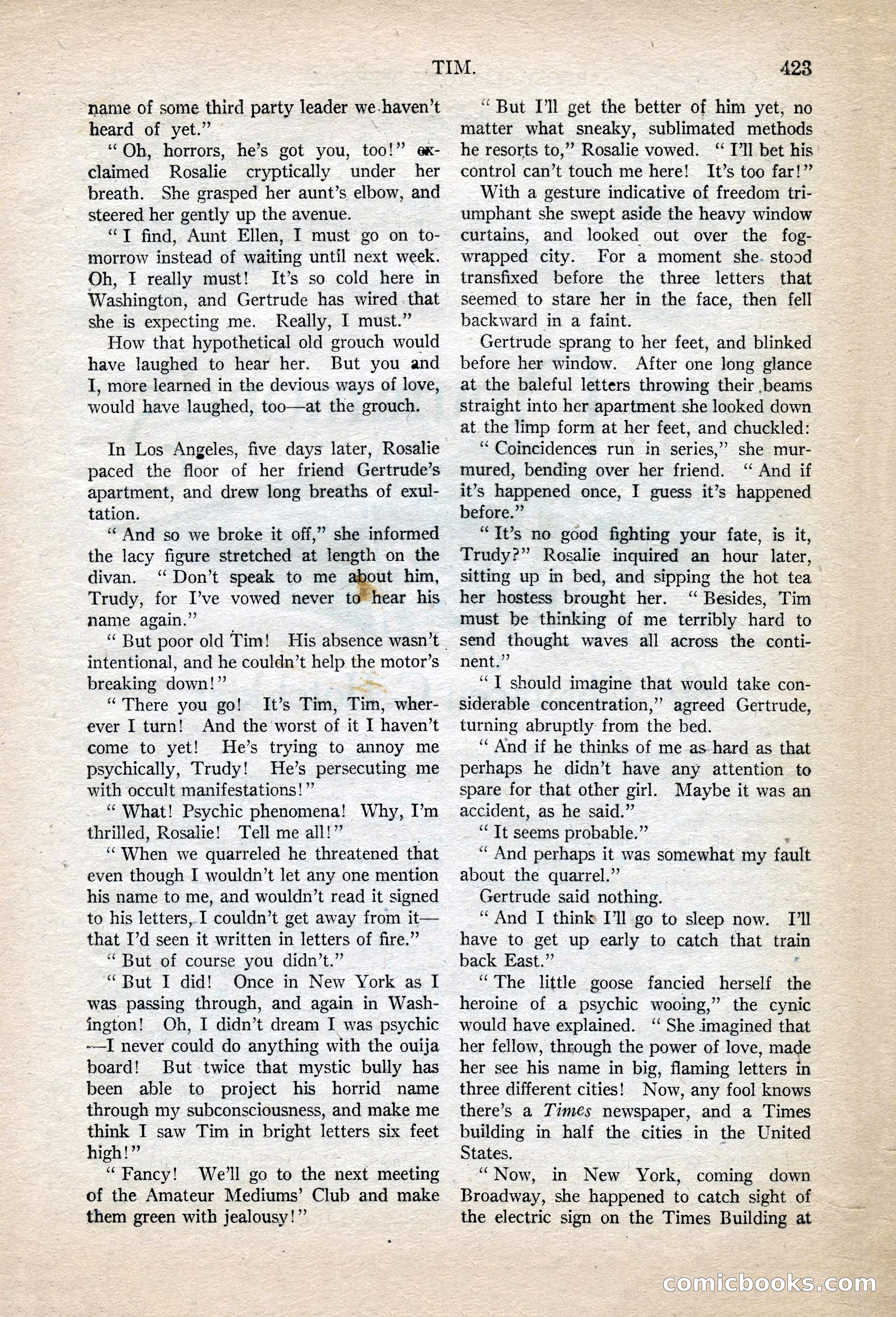 Argosy All-Story Weekly, November 13, 1920 — page 145 of 164