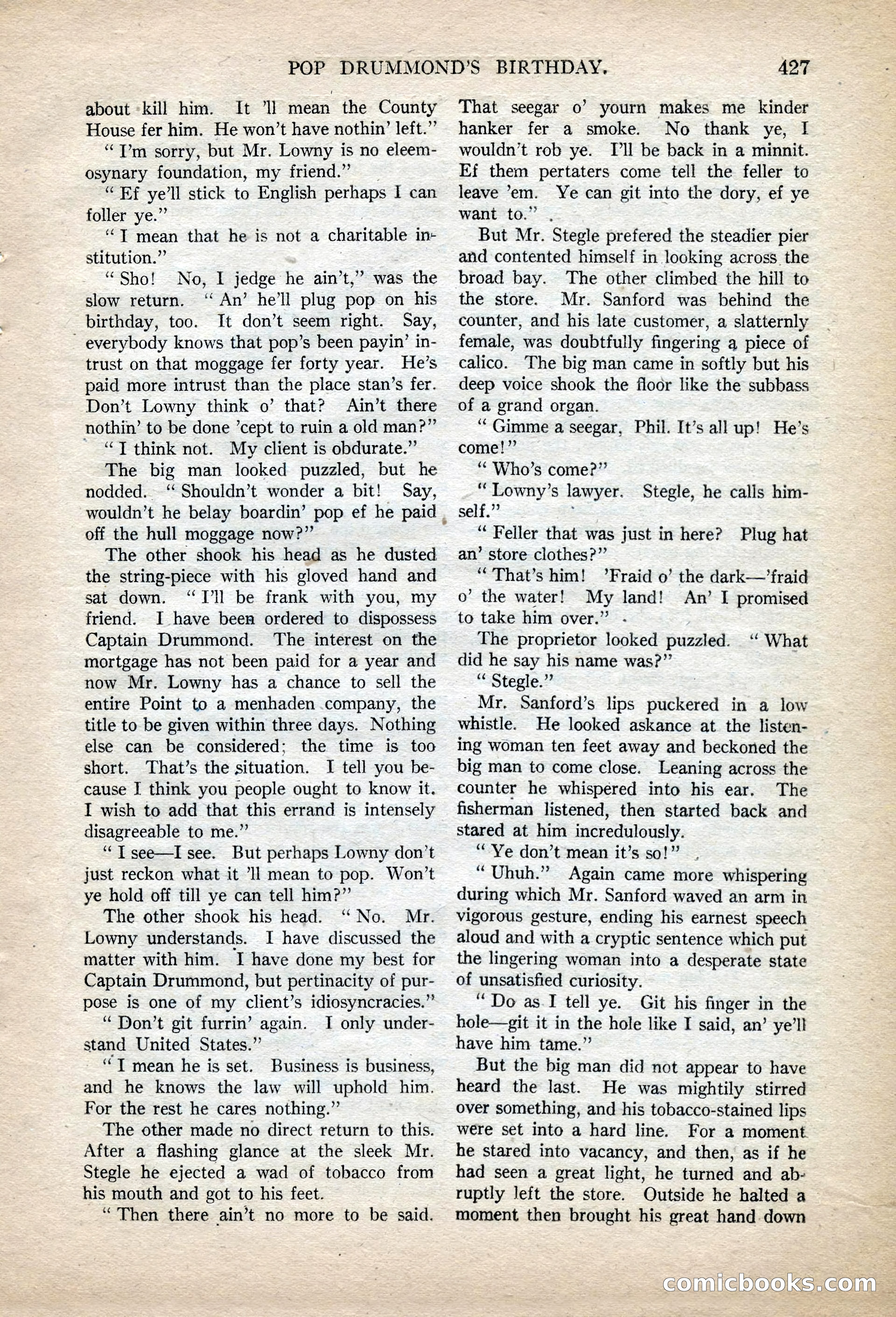Argosy All-Story Weekly, November 13, 1920 — page 149 of 164