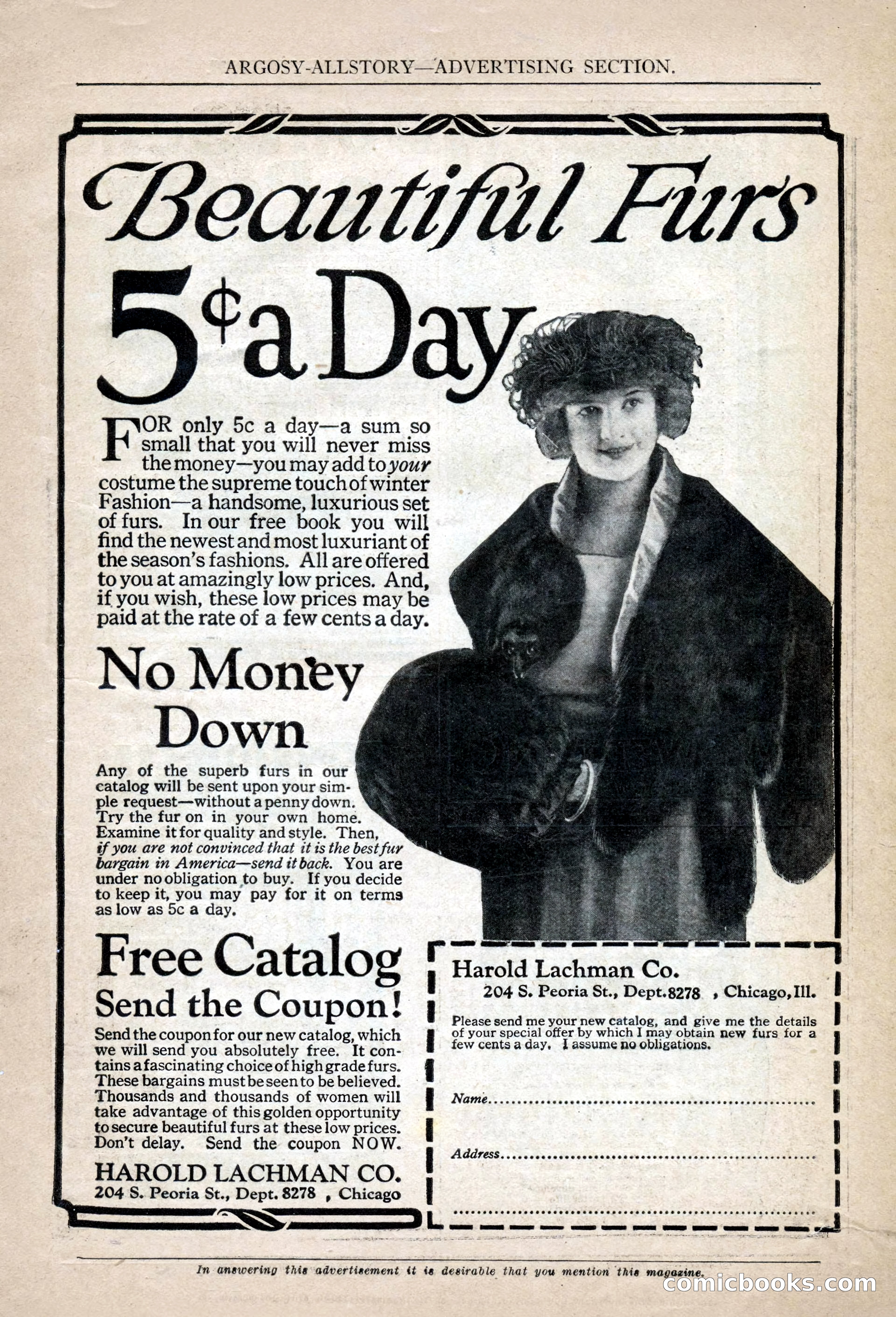 Argosy All-Story Weekly, November 13, 1920 — page 157 of 164