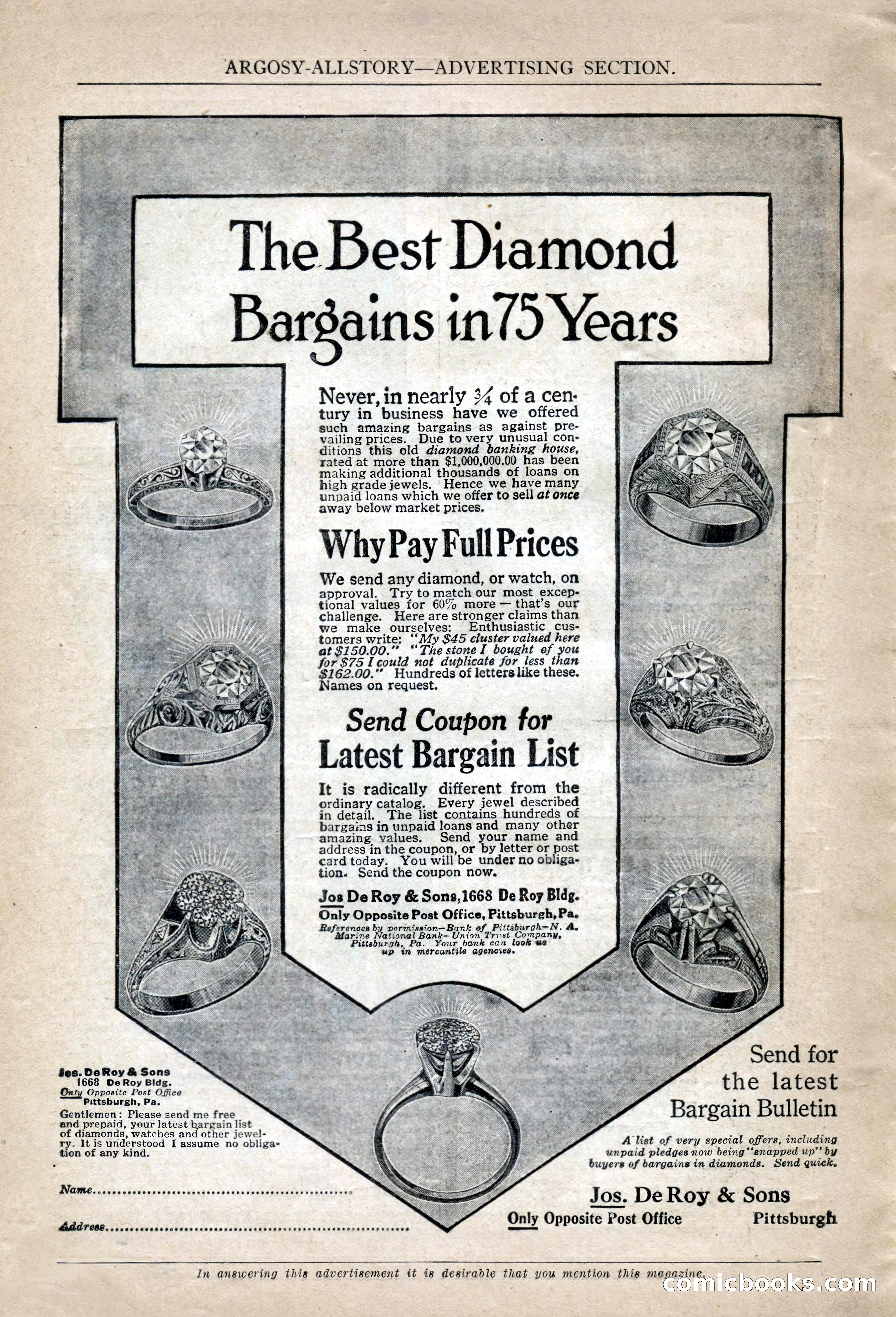 Argosy All-Story Weekly, November 13, 1920 — page 162 of 164
