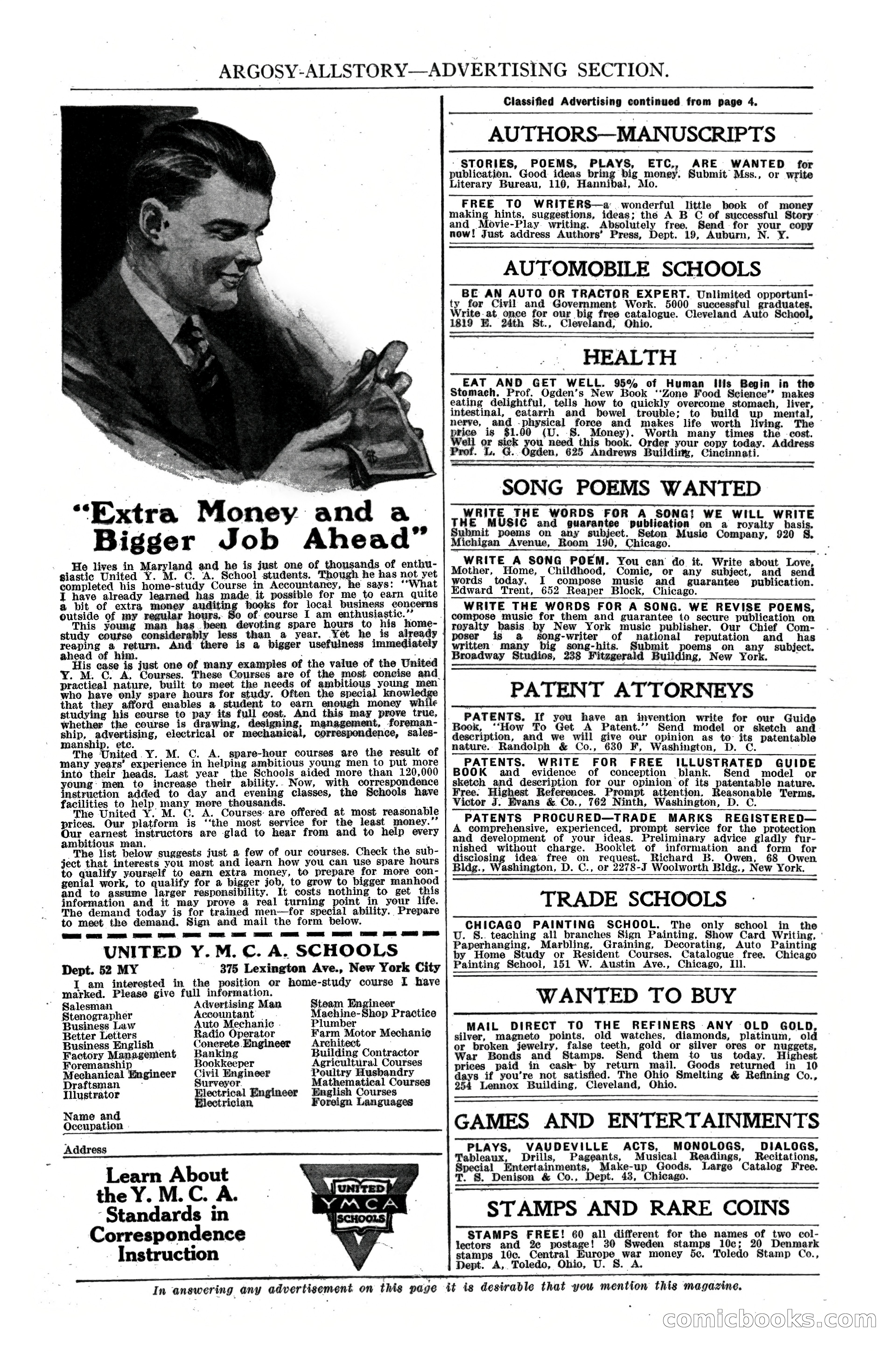 Argosy All-Story Weekly, April 16, 1921 — page 6 of 157