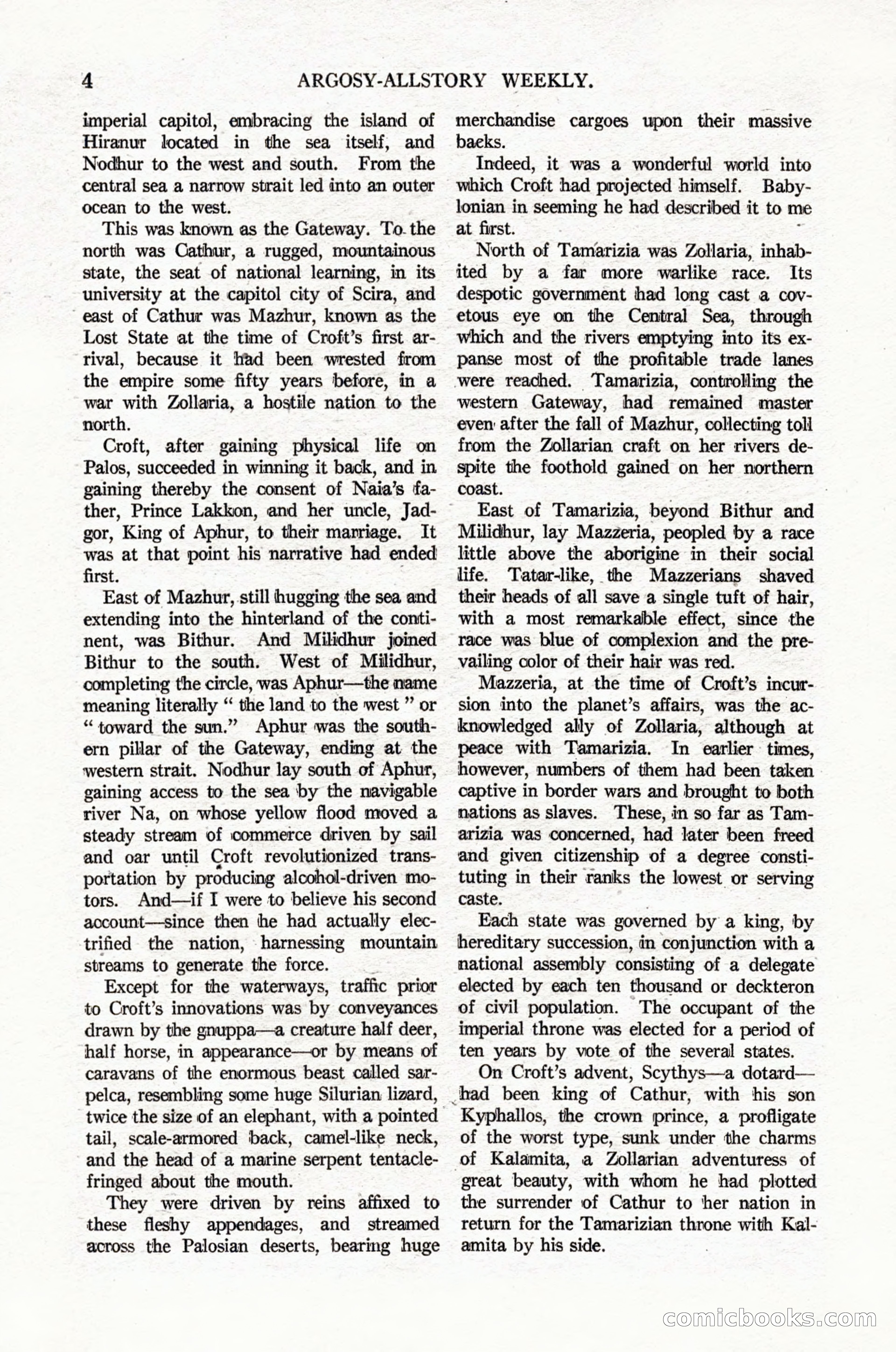 Argosy All-Story Weekly, April 16, 1921 — page 13 of 157