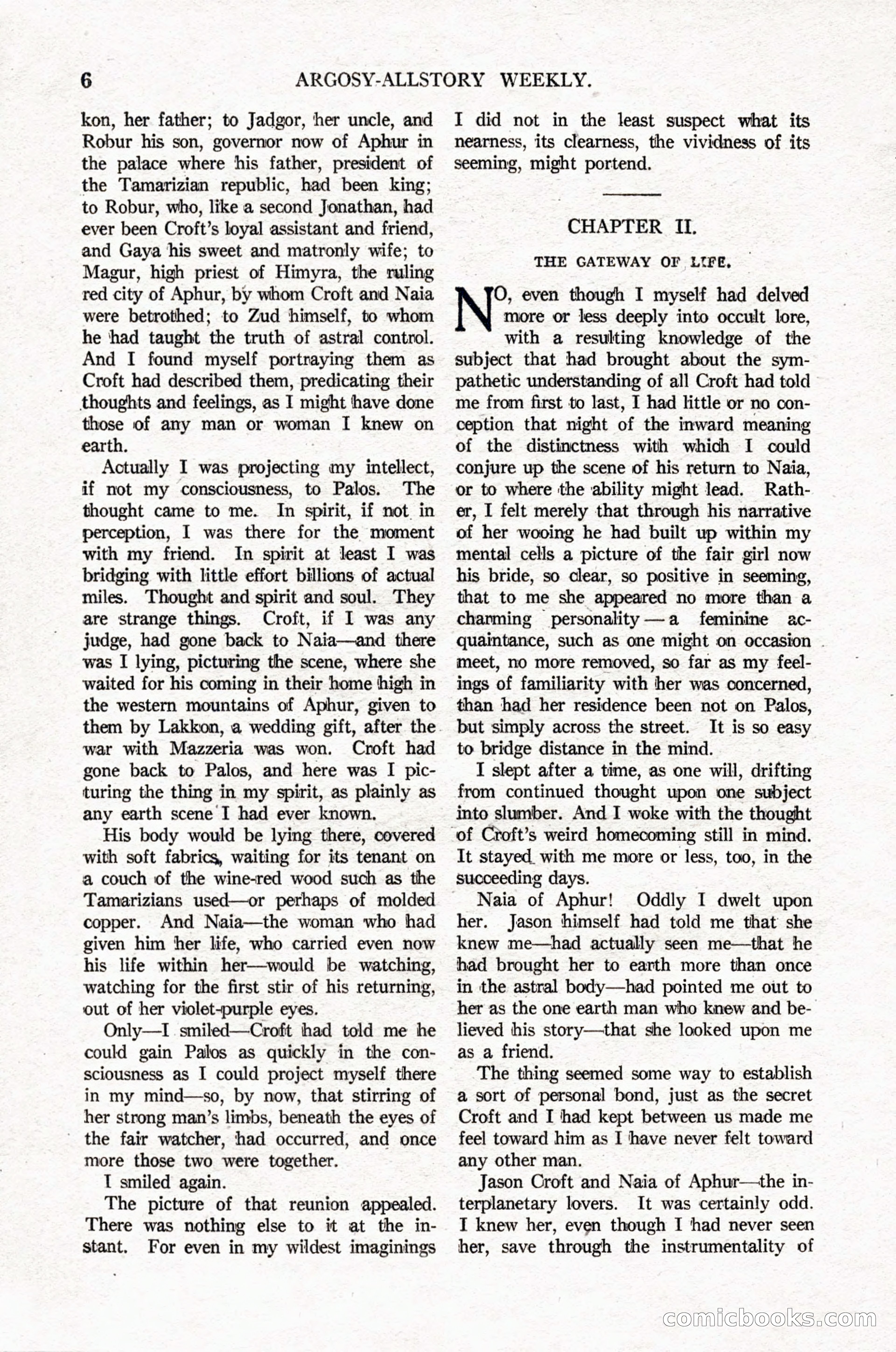 Argosy All-Story Weekly, April 16, 1921 — page 15 of 157