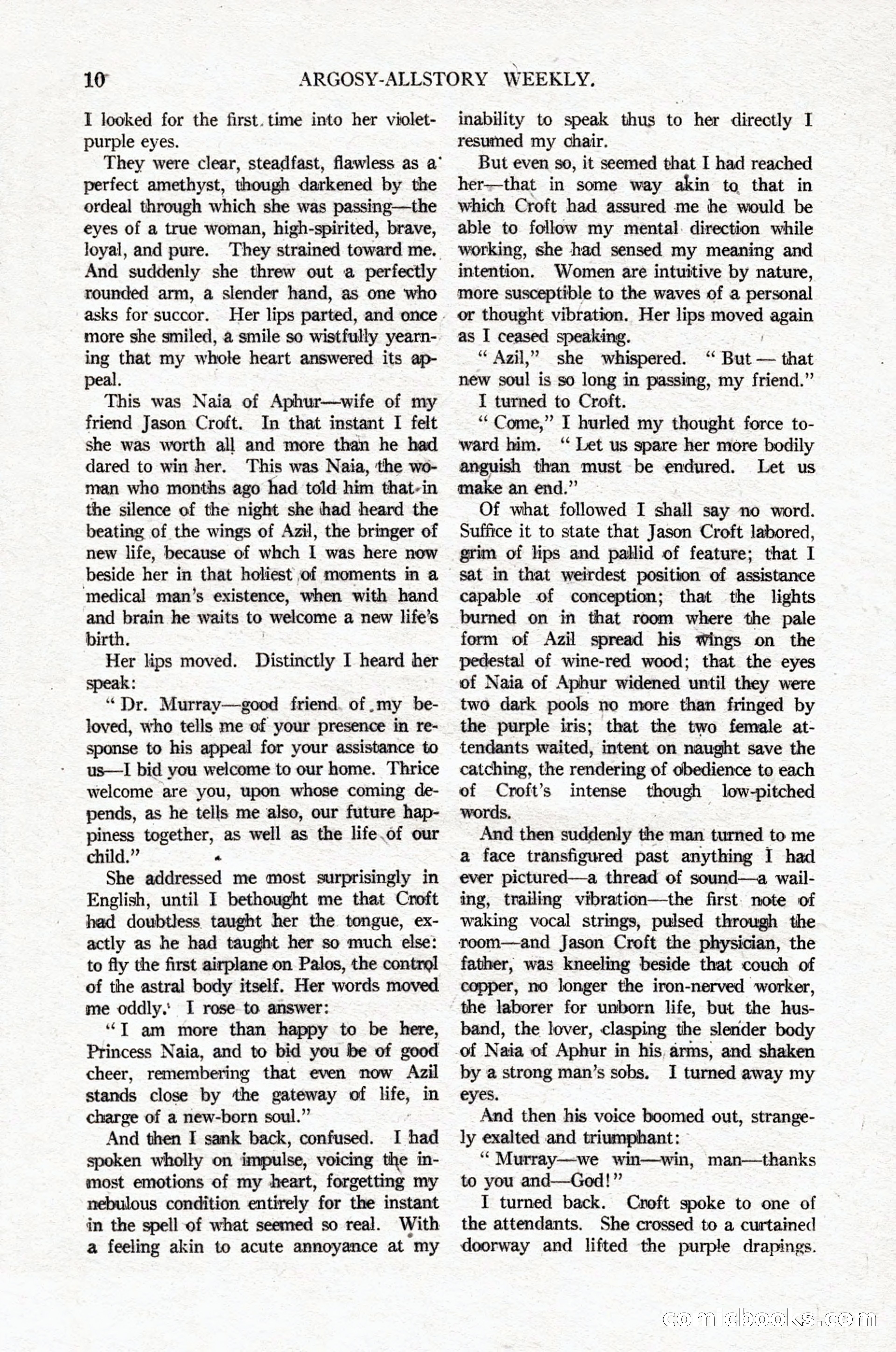Argosy All-Story Weekly, April 16, 1921 — page 19 of 157