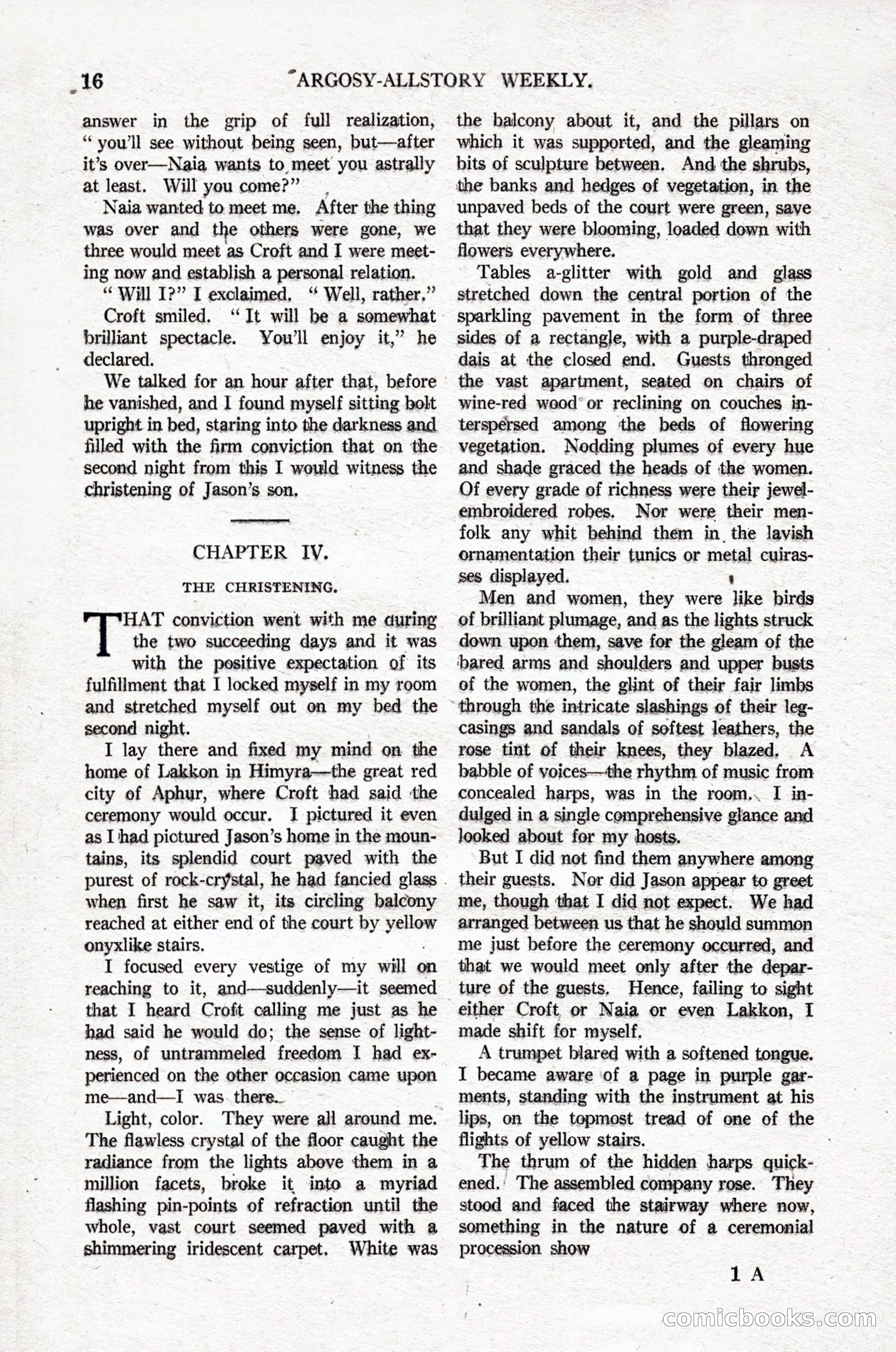 Argosy All-Story Weekly, April 16, 1921 — page 25 of 157