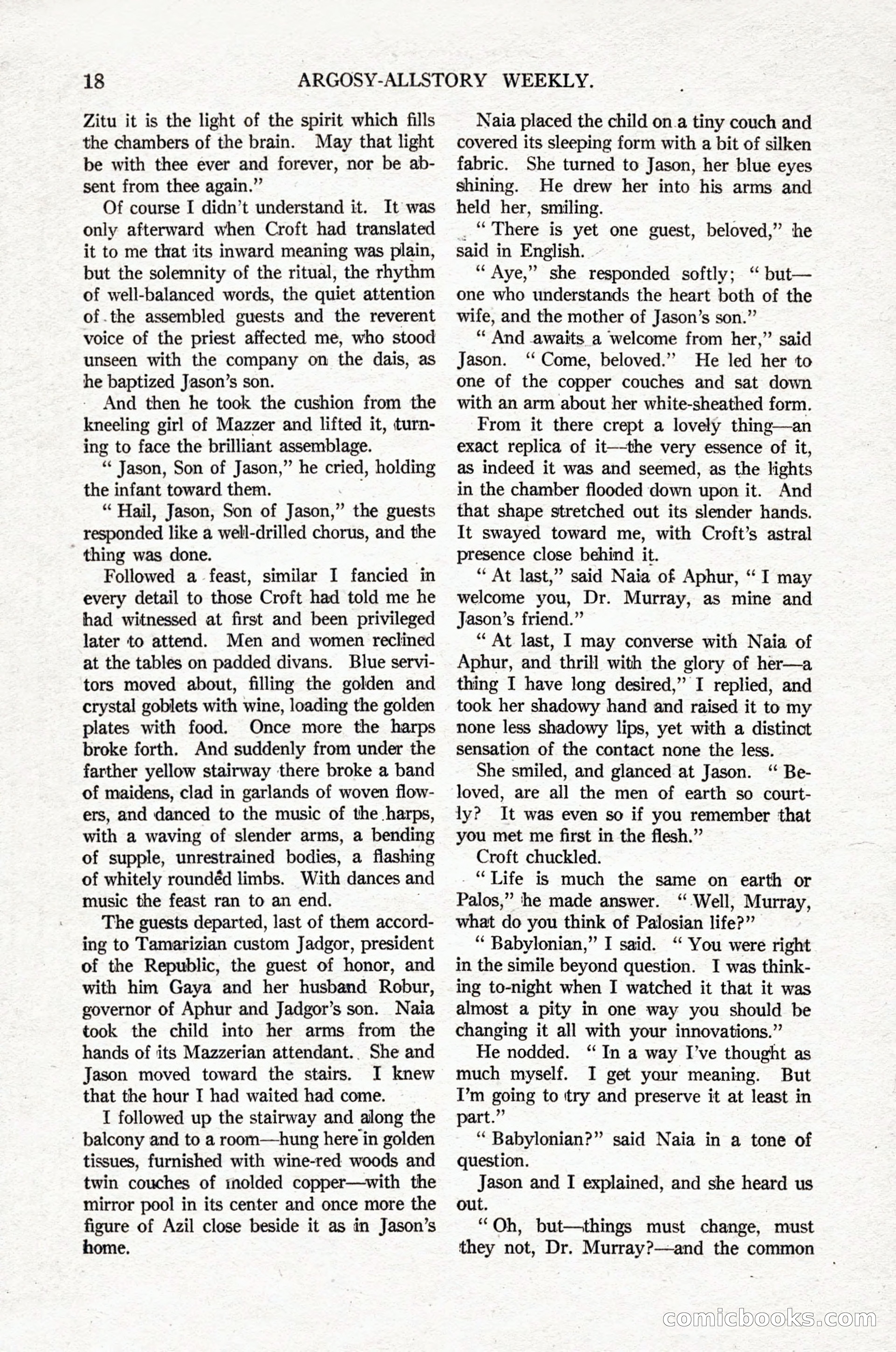 Argosy All-Story Weekly, April 16, 1921 — page 27 of 157