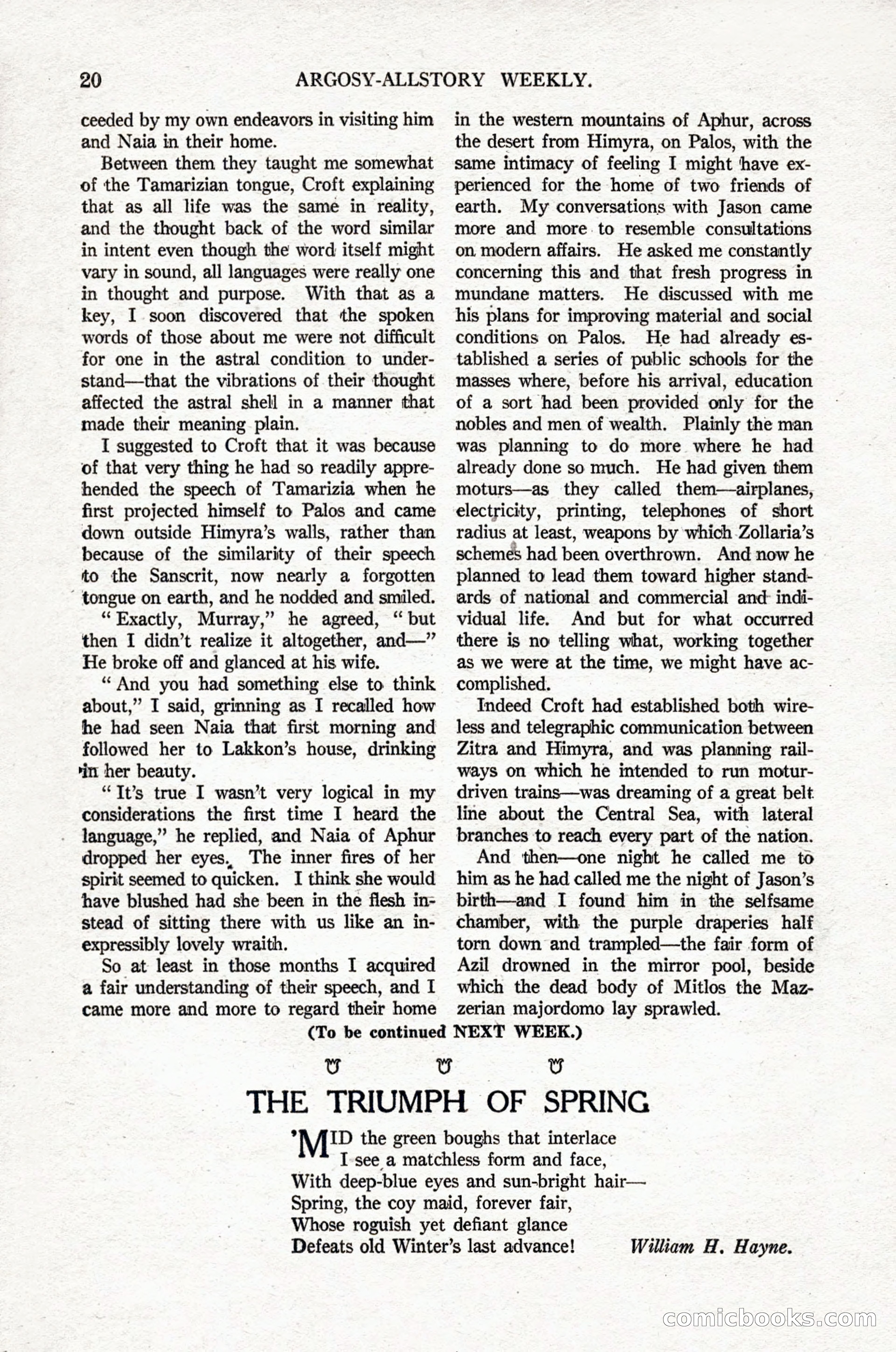 Argosy All-Story Weekly, April 16, 1921 — page 29 of 157
