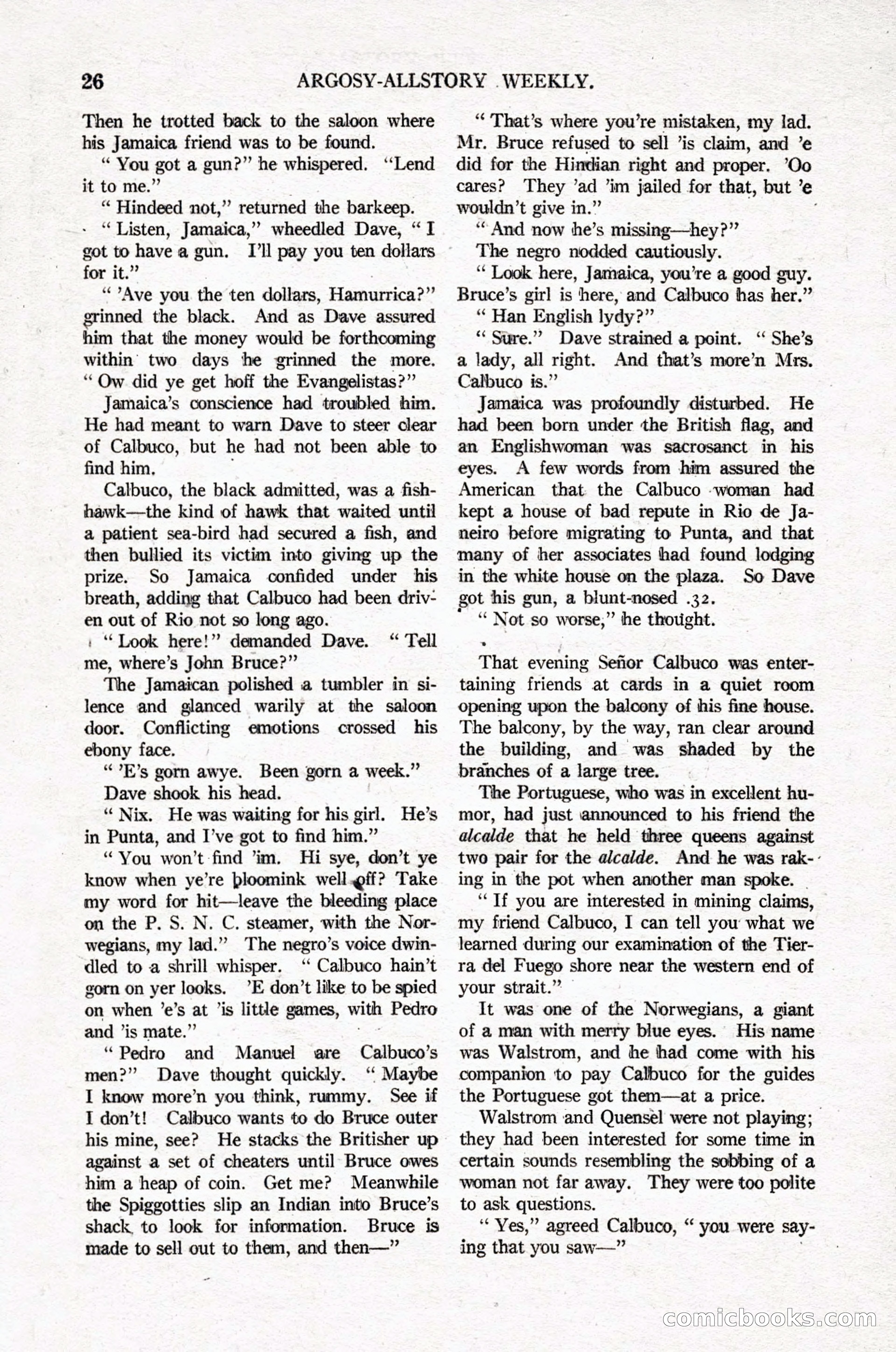 Argosy All-Story Weekly, April 16, 1921 — page 35 of 157
