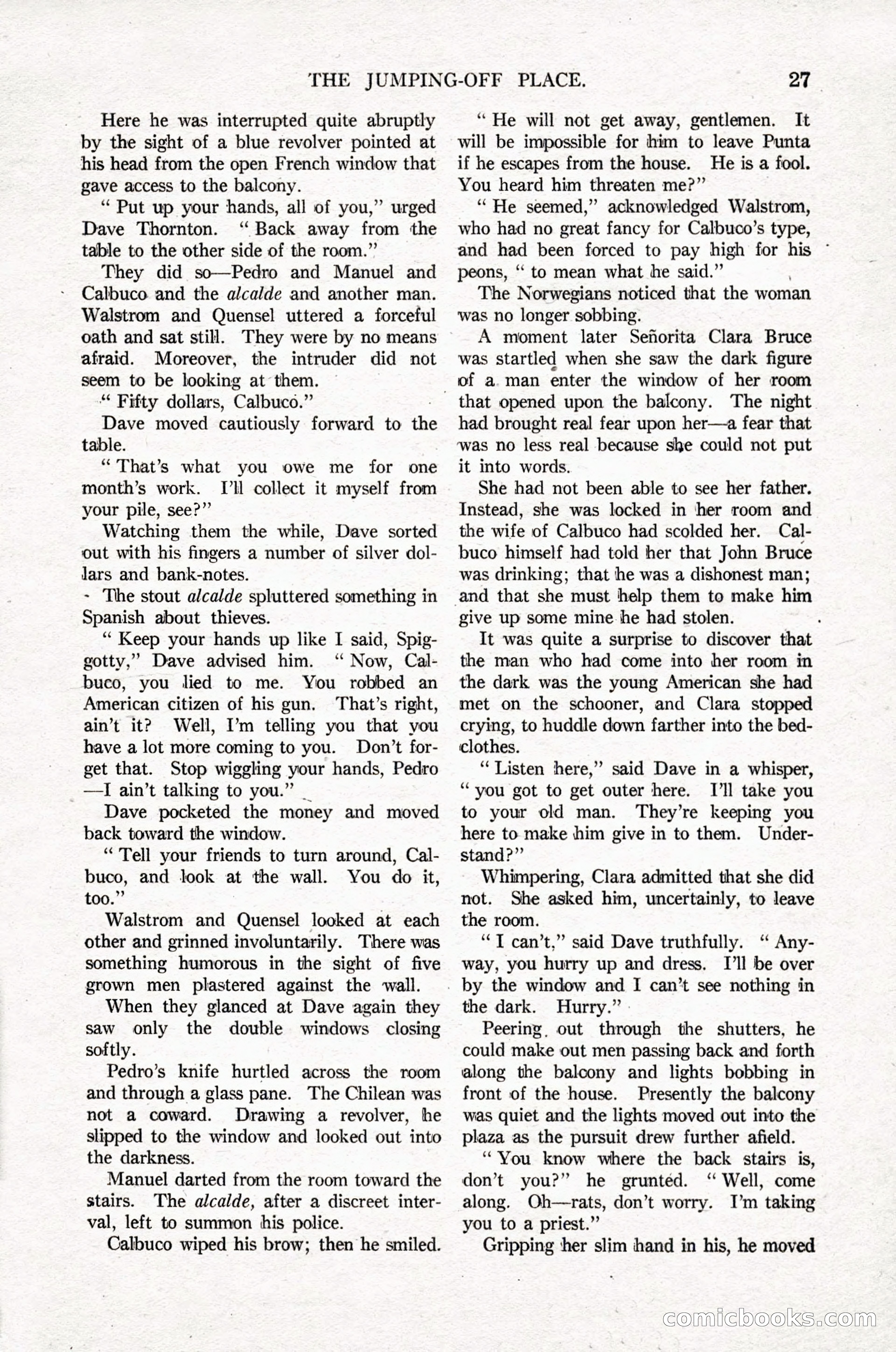 Argosy All-Story Weekly, April 16, 1921 — page 36 of 157